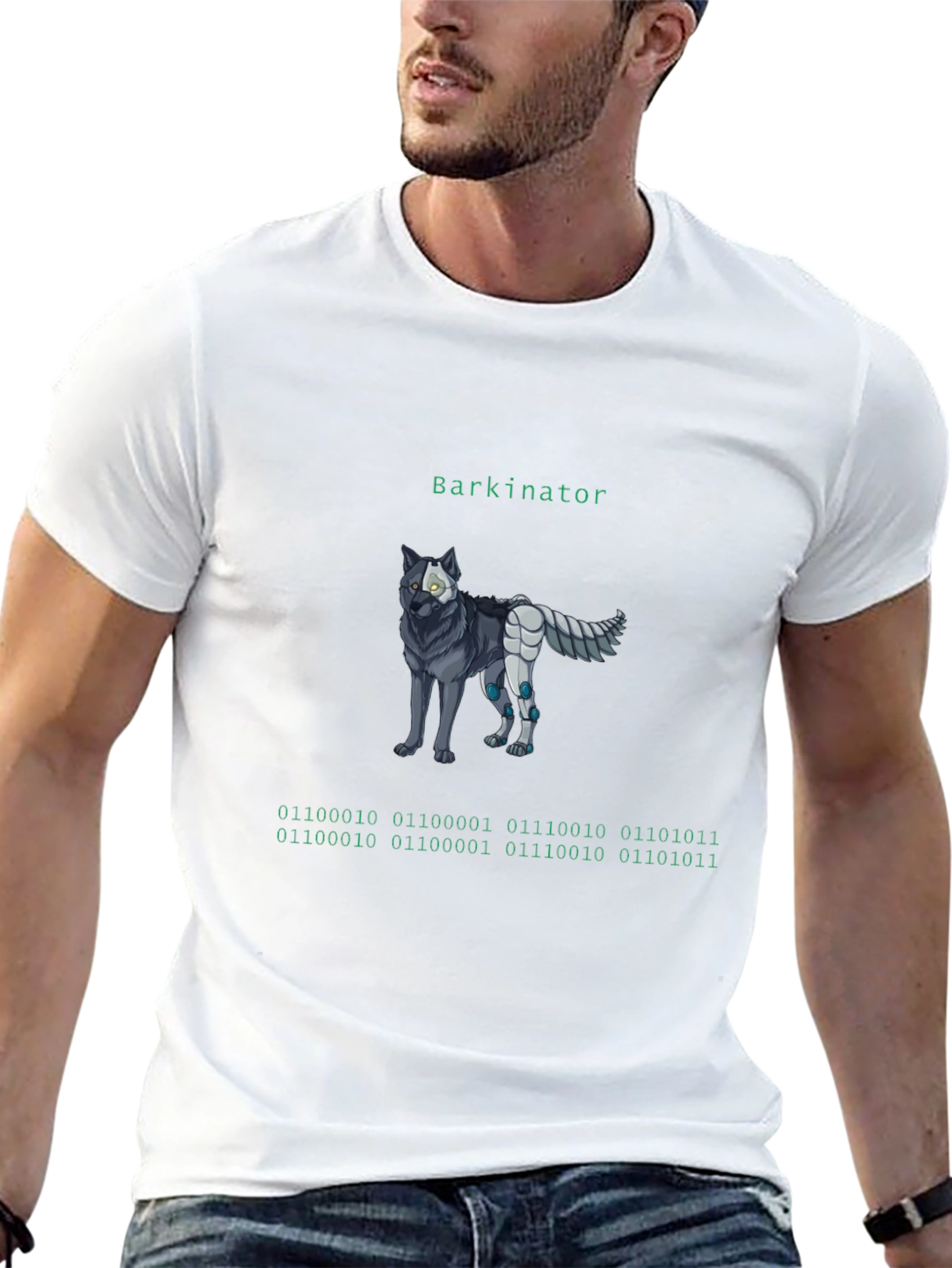 Barkinator Wolf Graphic T-Shirt