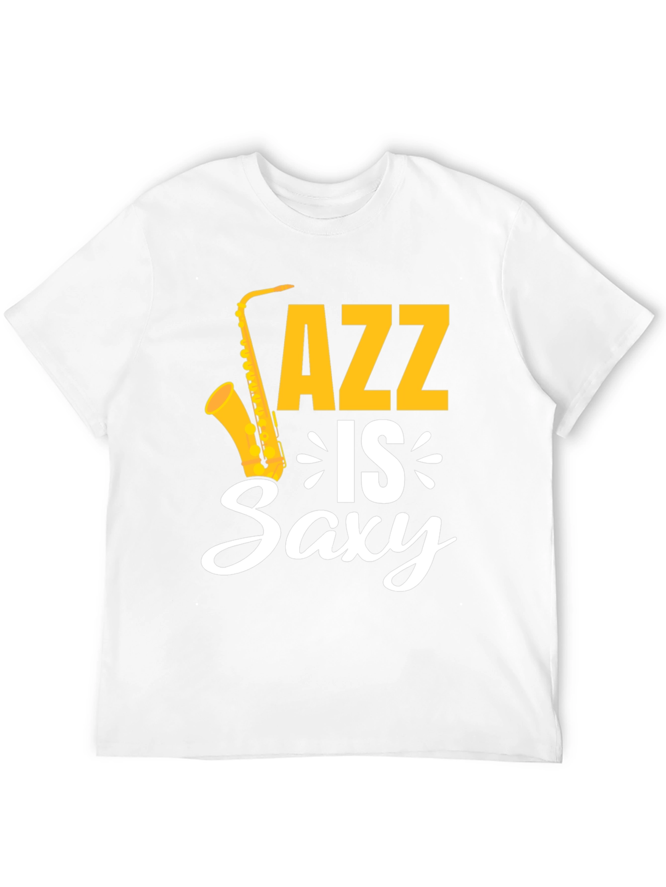 Jazz Is Saxy Mens Graphic T-Shirt