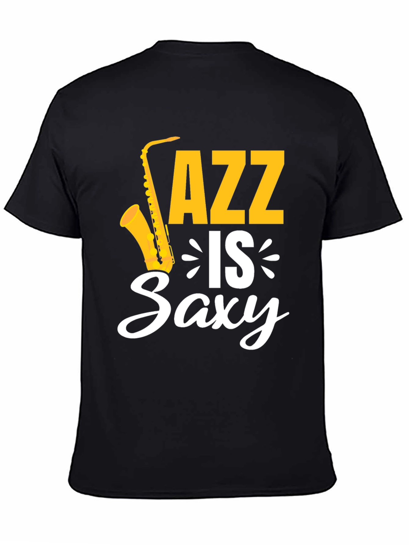 Jazz Is Saxy Mens Graphic T-Shirt