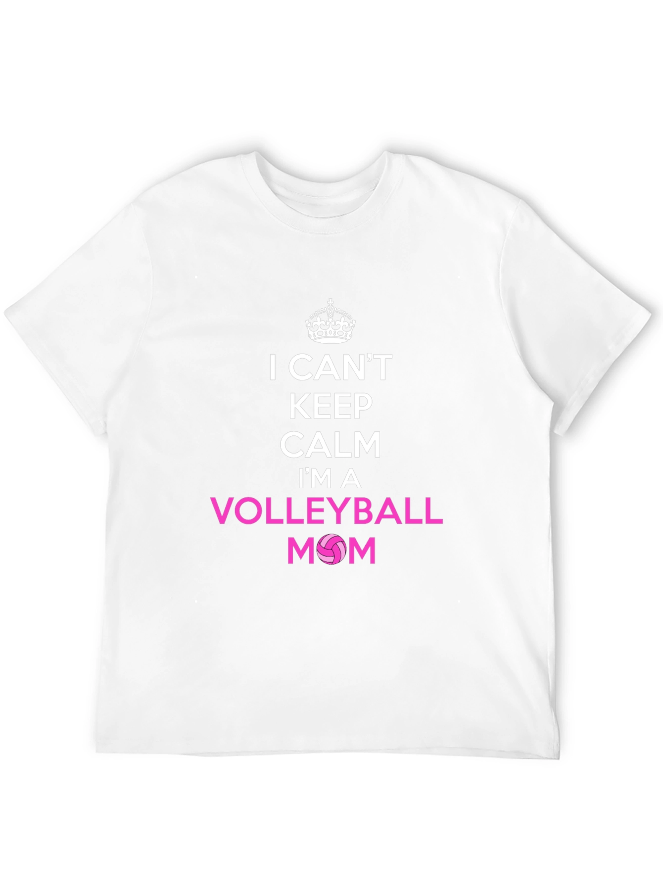 Volleyball Mom T-Shirt - I Cant Keep Calm
