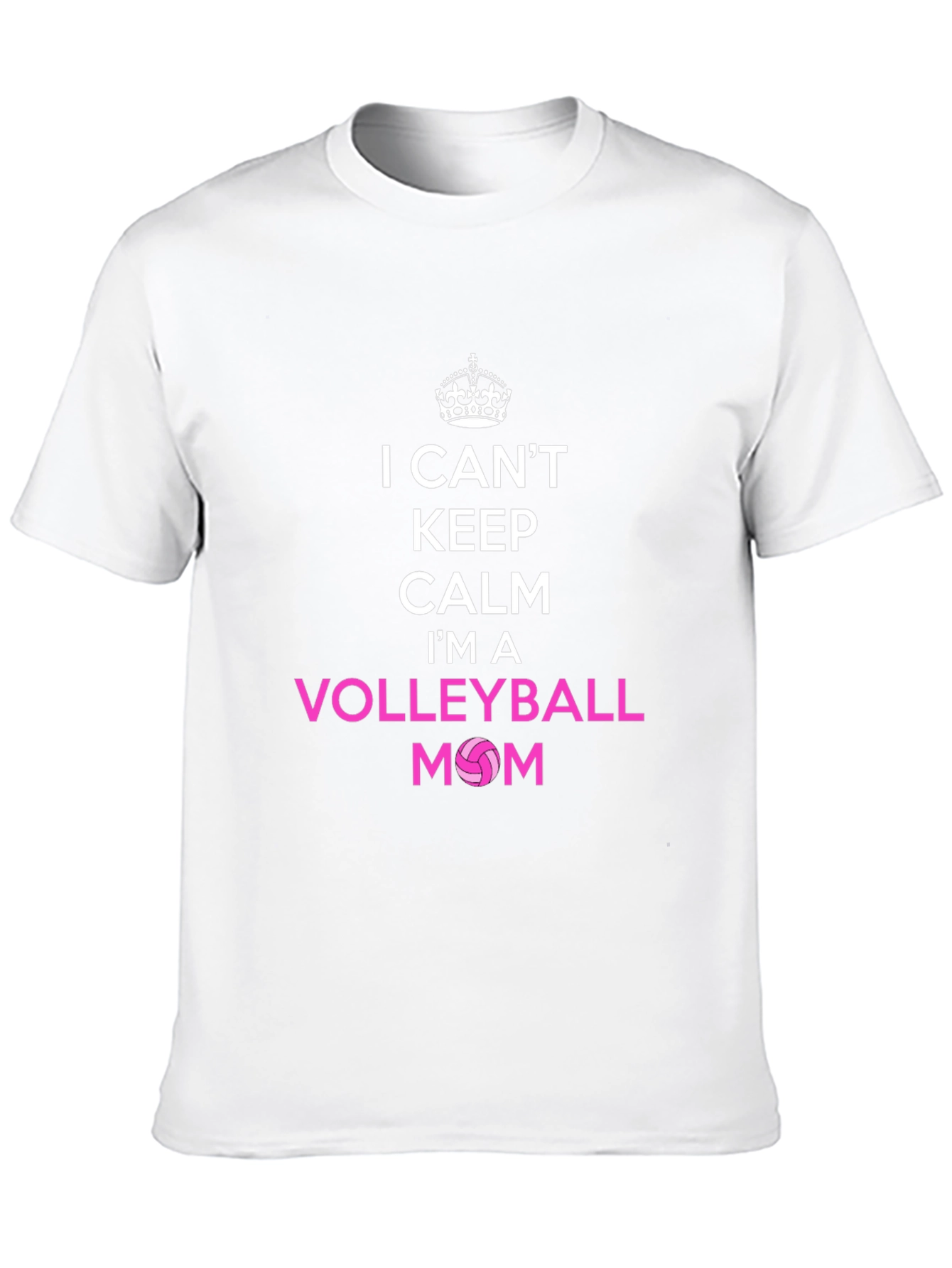 Volleyball Mom T-Shirt - I Cant Keep Calm