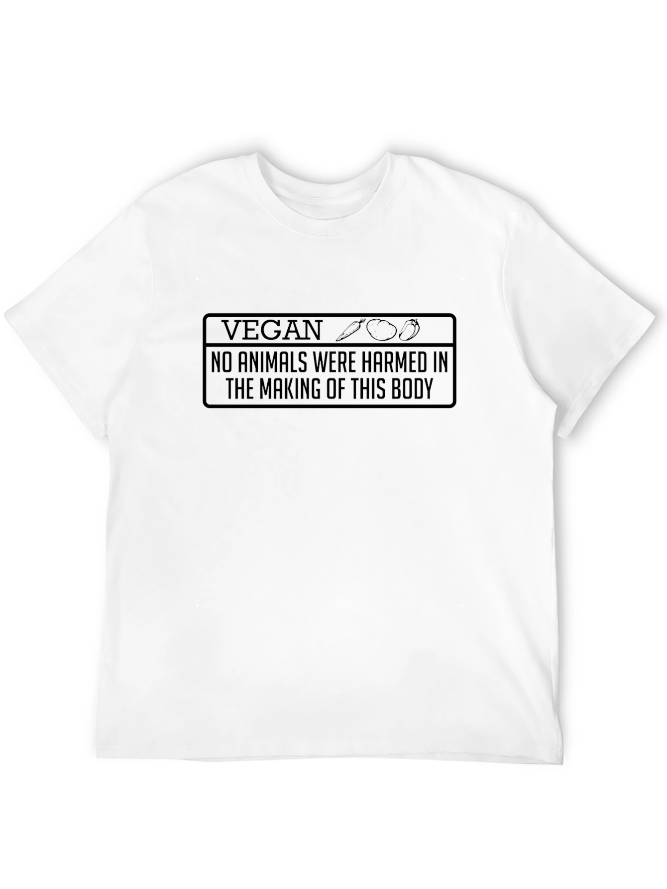 Vegan No Animals Harmed T-Shirt