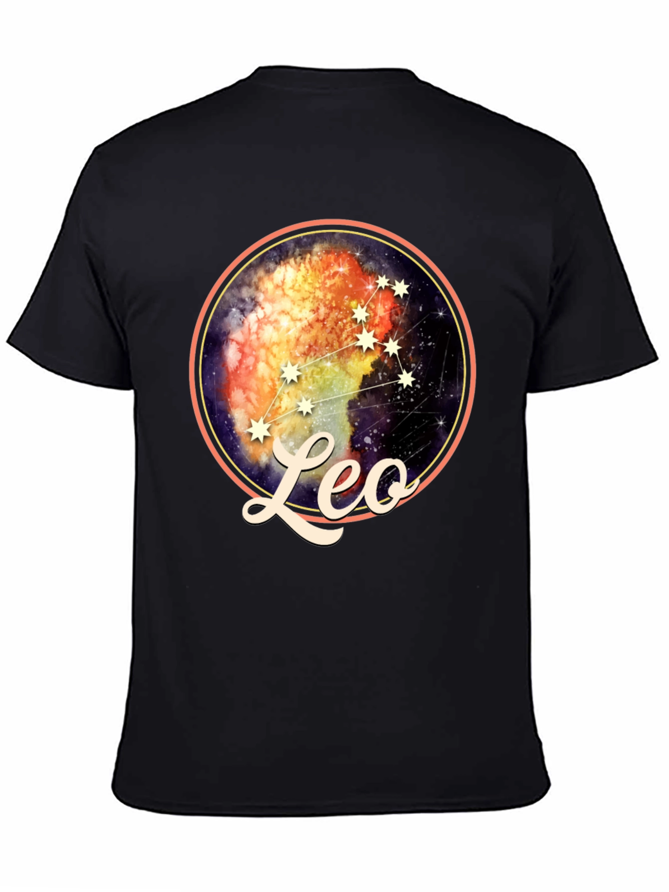Leo Zodiac Constellation Graphic T-Shirt