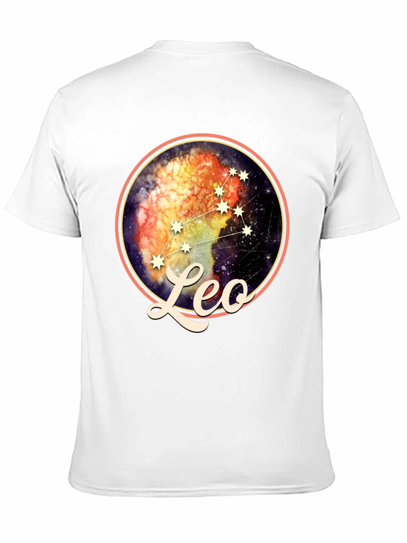 Leo Zodiac Constellation Graphic T-Shirt