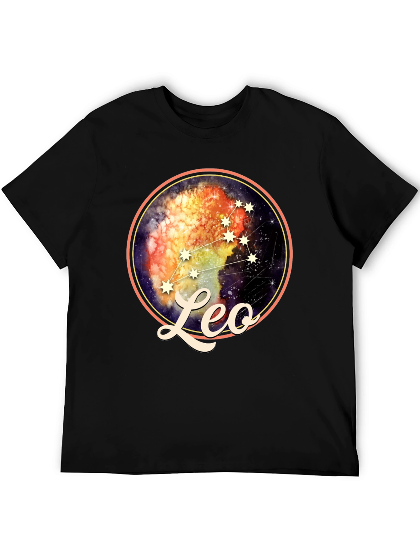 Leo Zodiac Constellation Graphic T-Shirt