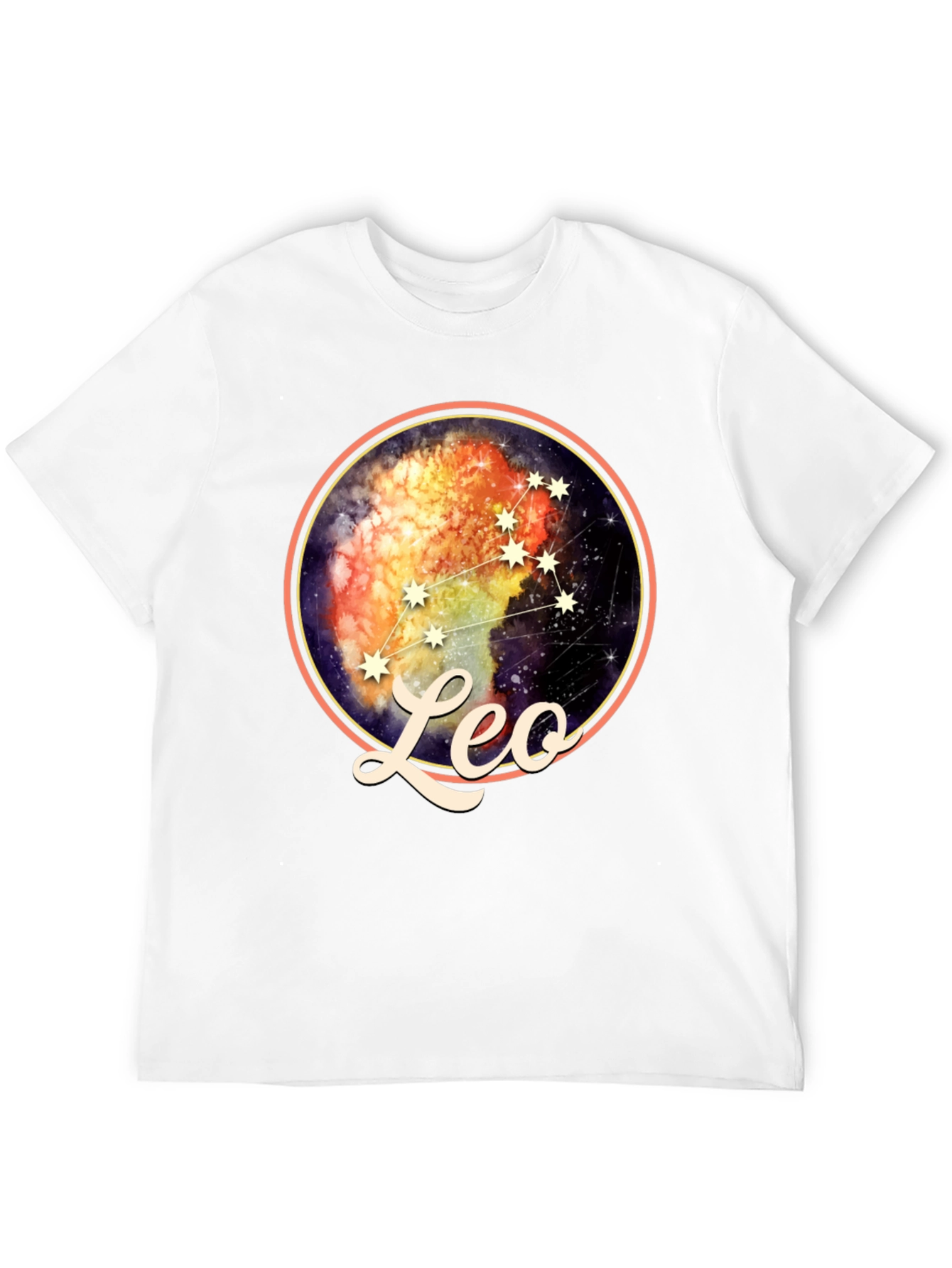 Leo Zodiac Constellation Graphic T-Shirt