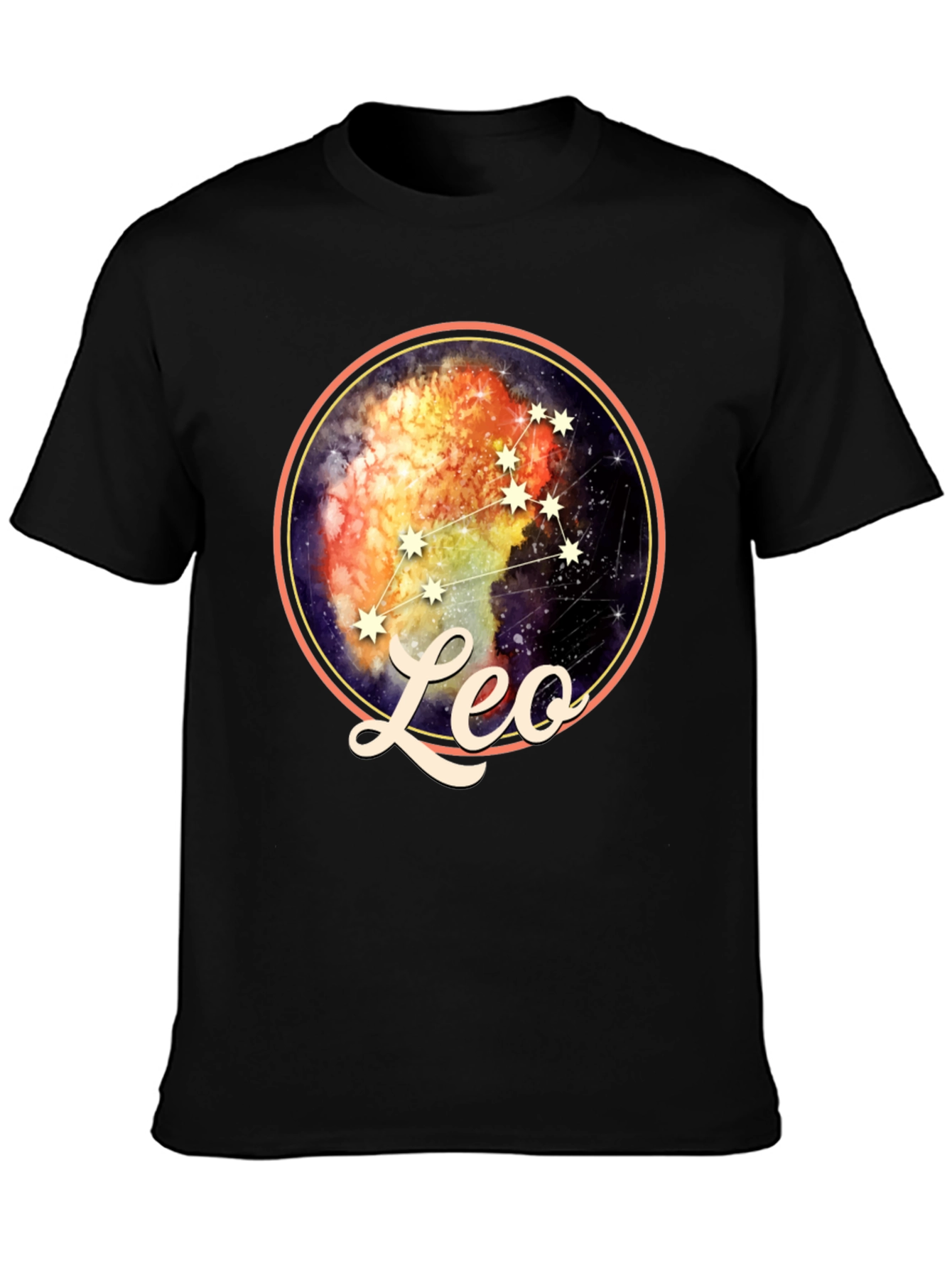 Leo Zodiac Constellation Graphic T-Shirt