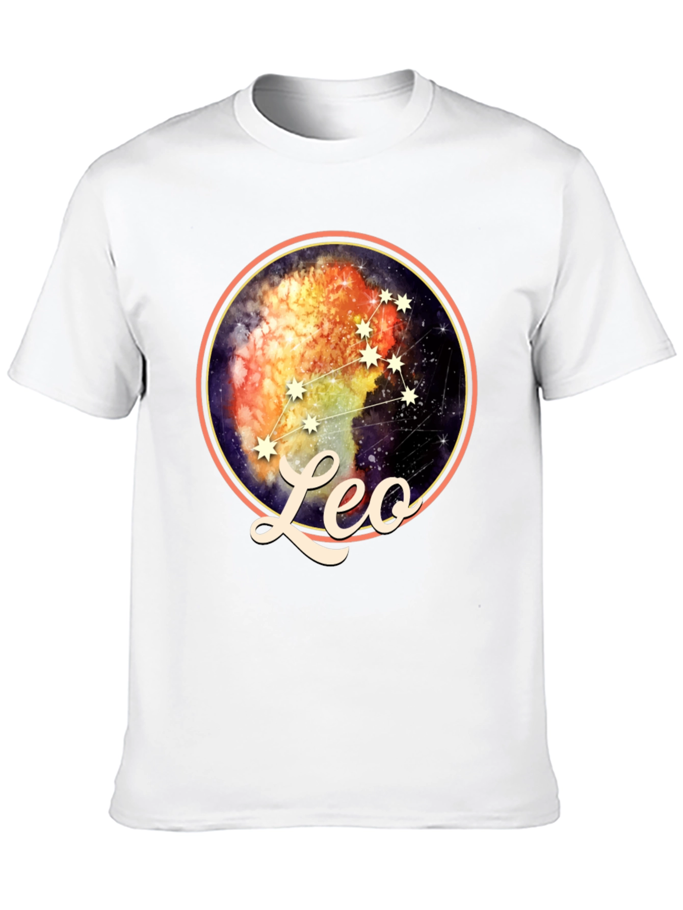 Leo Zodiac Constellation Graphic T-Shirt