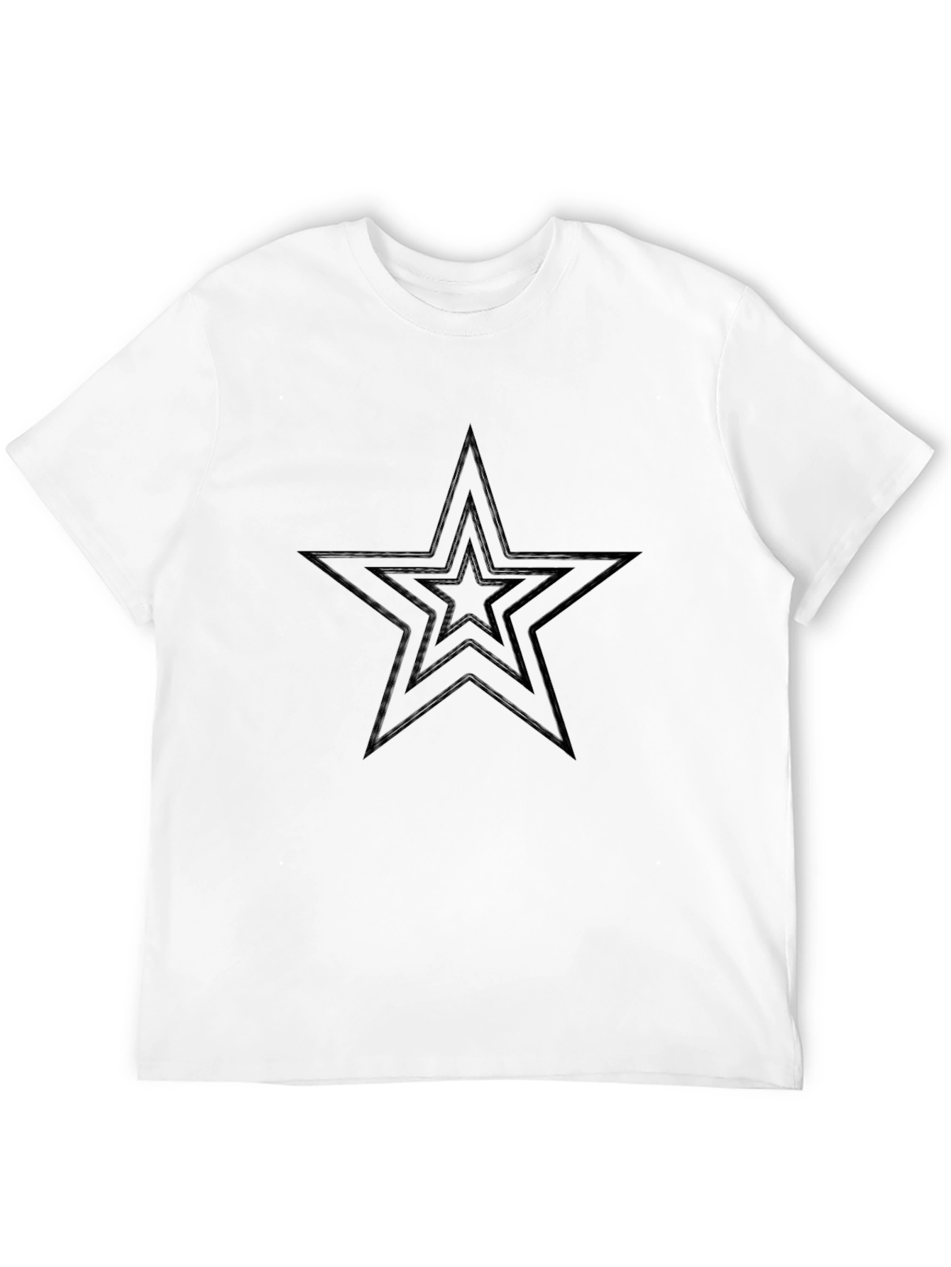 Star Graphic Tee - Mens Black T-Shirt