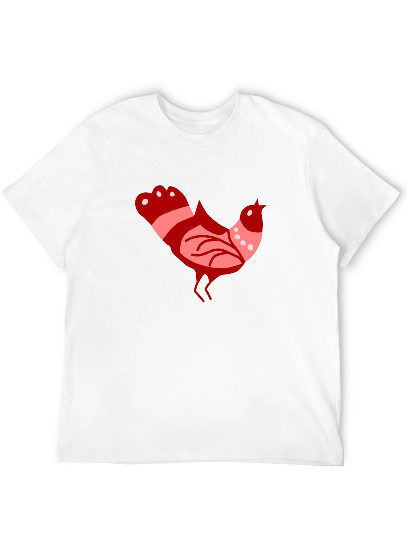 Retro Rooster Graphic Tee - Black Cotton Casual Shirt