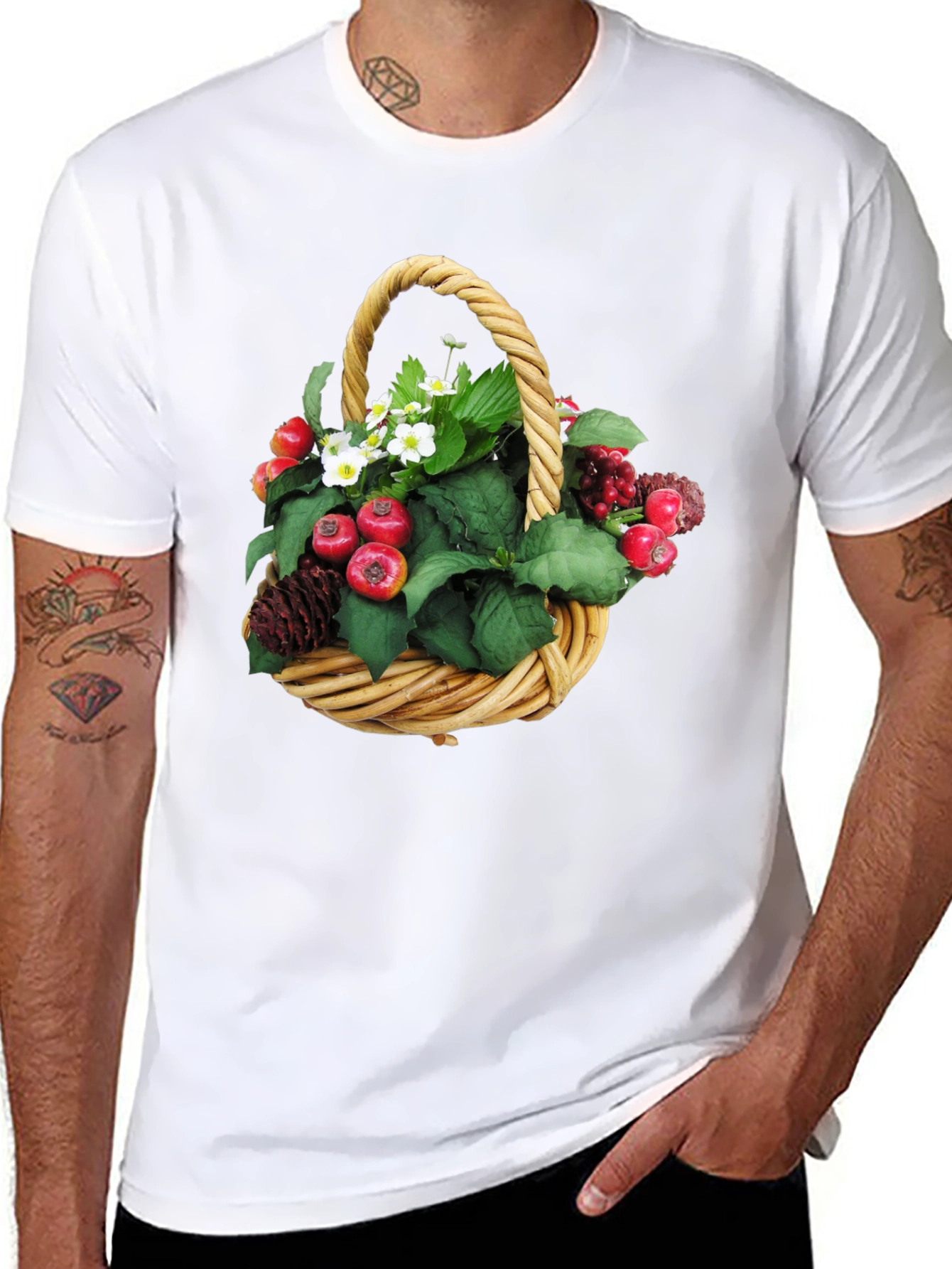 Basket of Berries Graphic Tee