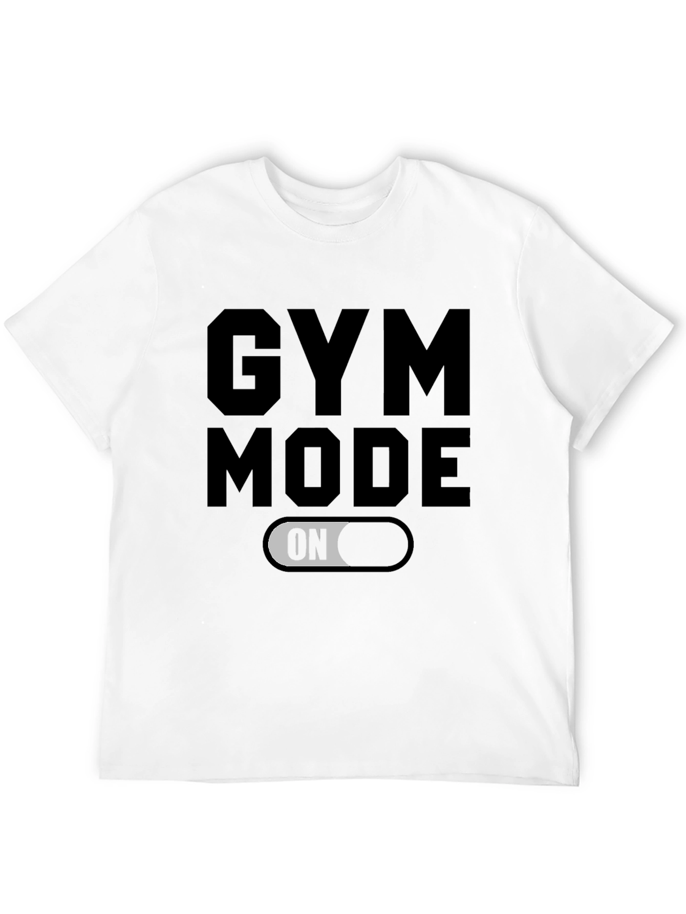 Gym Mode On Black T-Shirt