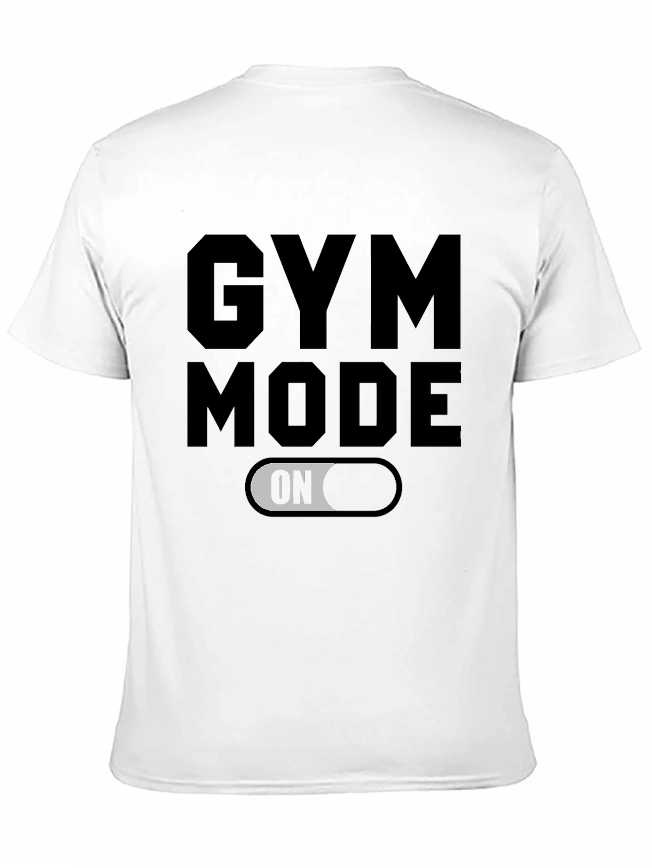 Gym Mode On Black T-Shirt