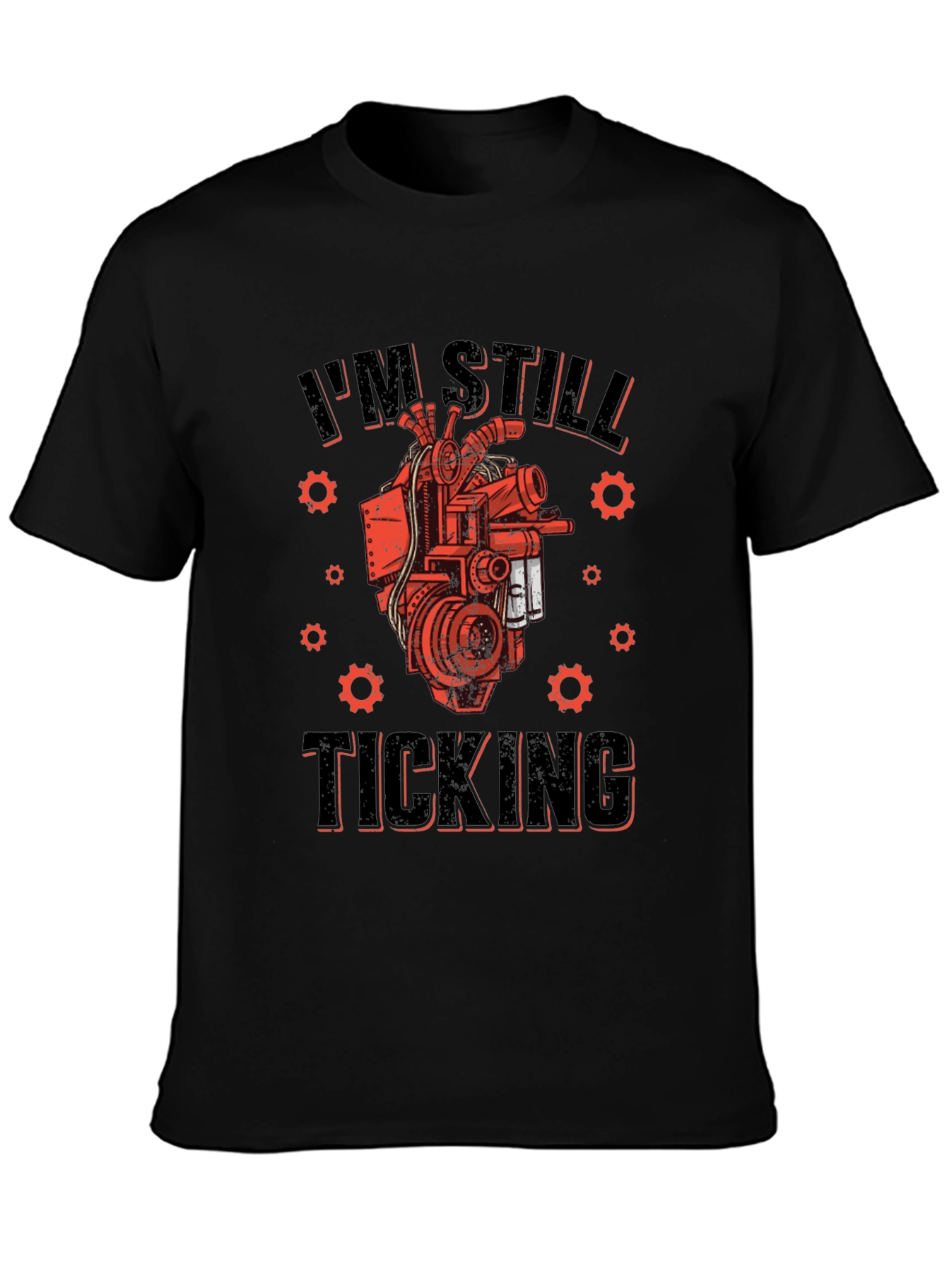 Im Still Ticking Steampunk Heart T-Shirt