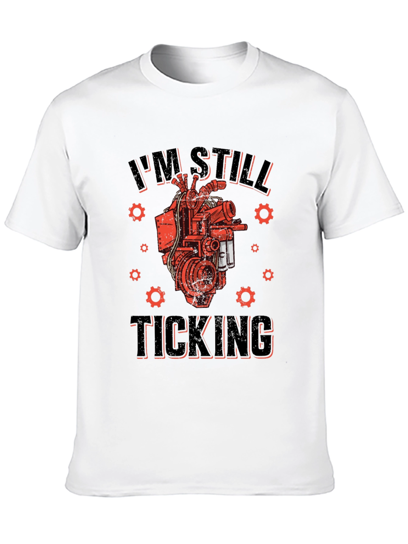 Im Still Ticking Steampunk Heart T-Shirt