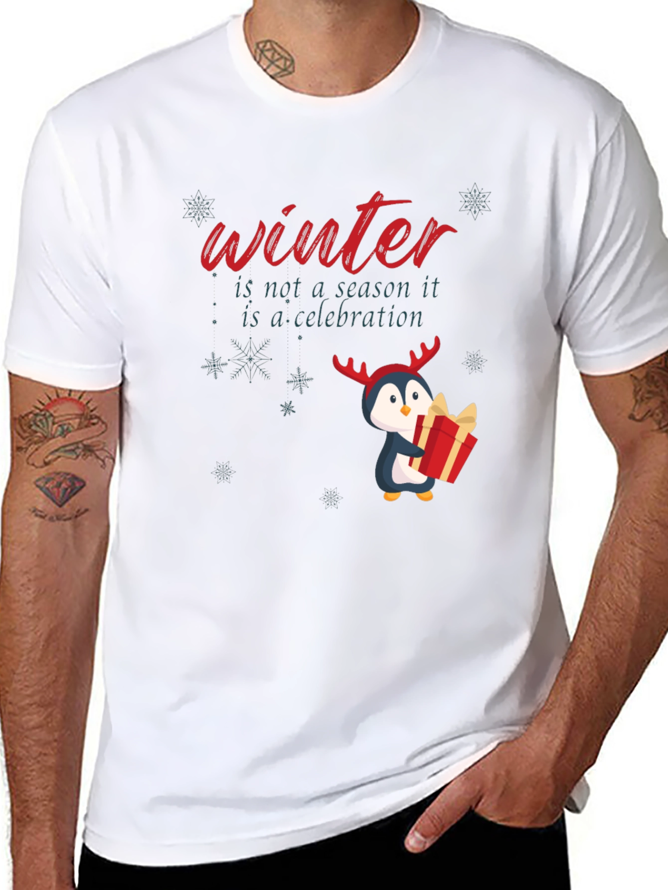 Winter Celebration Graphic T-Shirt