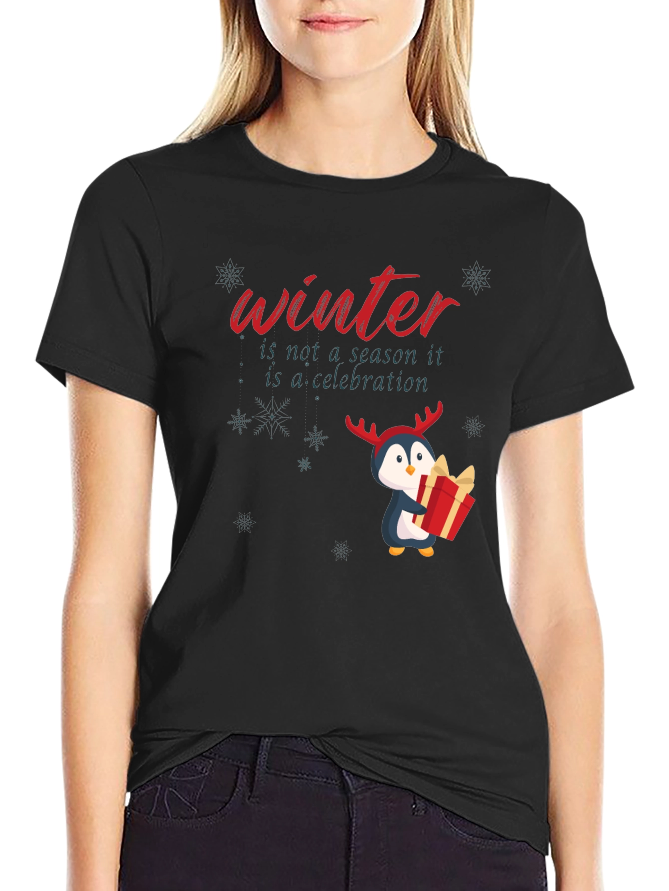 Winter Celebration Graphic T-Shirt