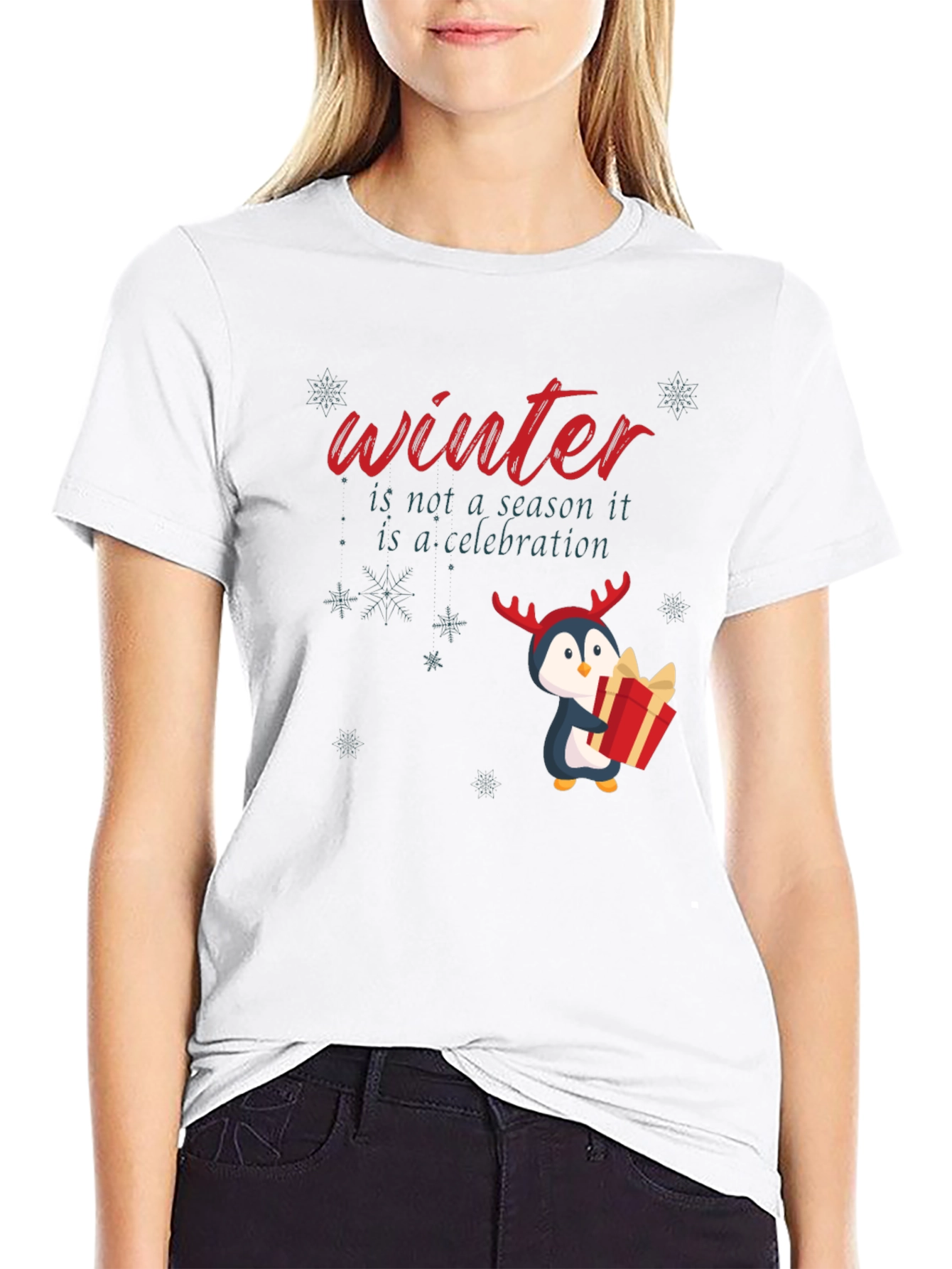 Winter Celebration Graphic T-Shirt
