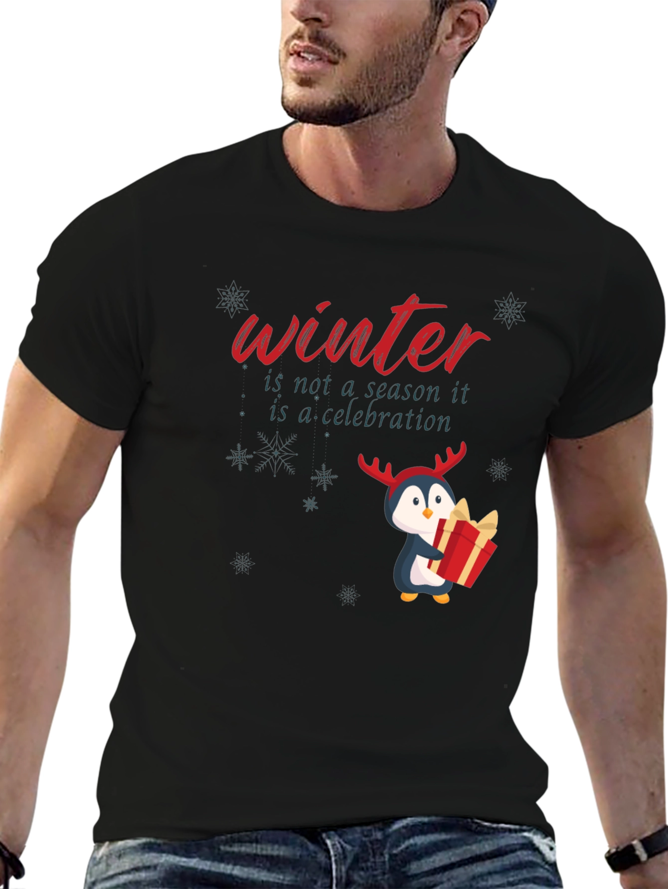 Winter Celebration Graphic T-Shirt