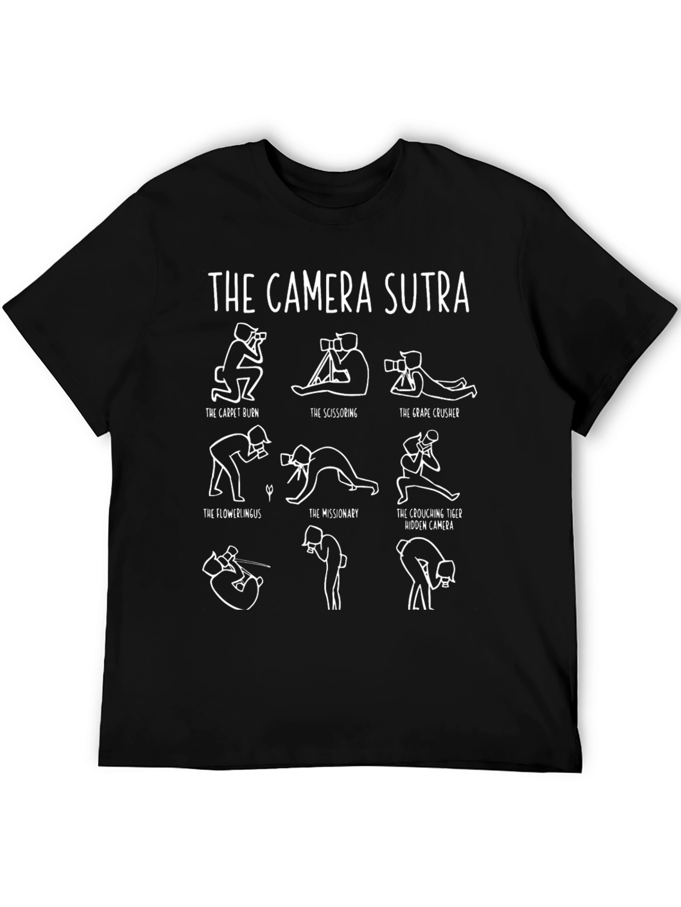 The Camera Sutra Black T-Shirt
