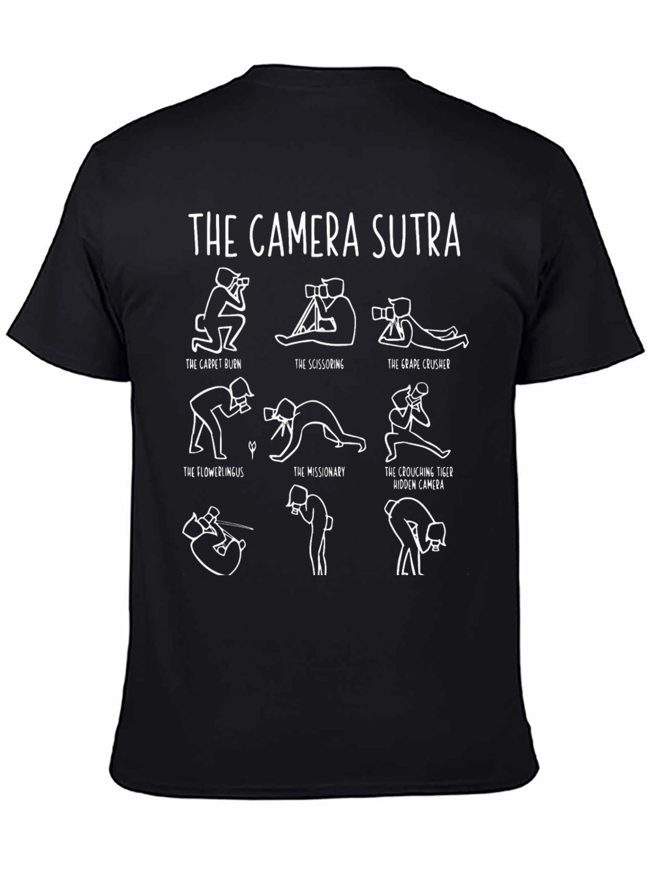 The Camera Sutra Black T-Shirt