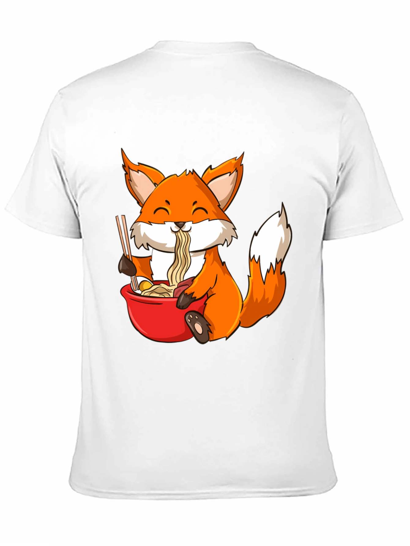 Fox Ramen T-Shirt - Cute Anime Style Tee