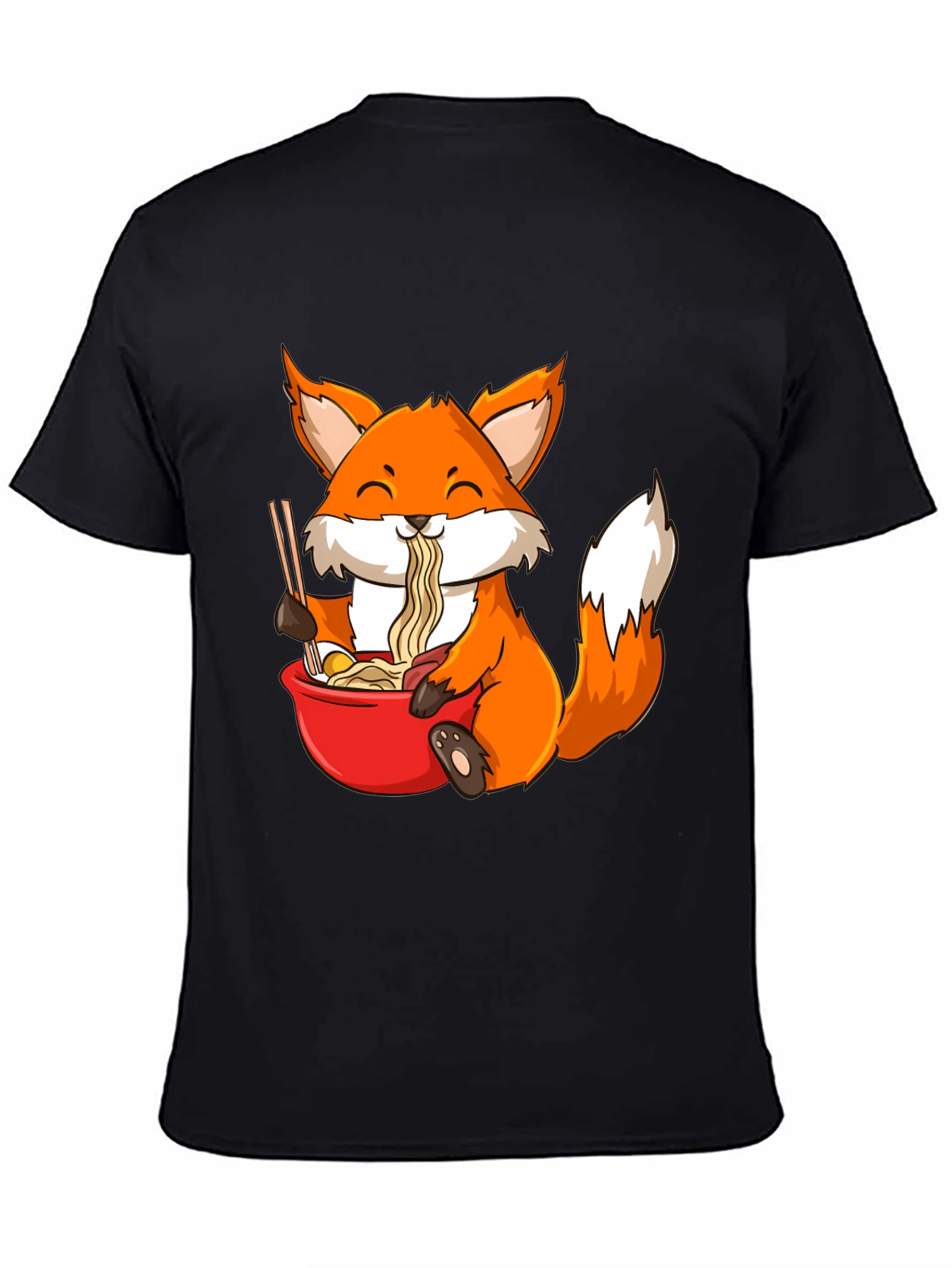 Fox Ramen T-Shirt - Cute Anime Style Tee