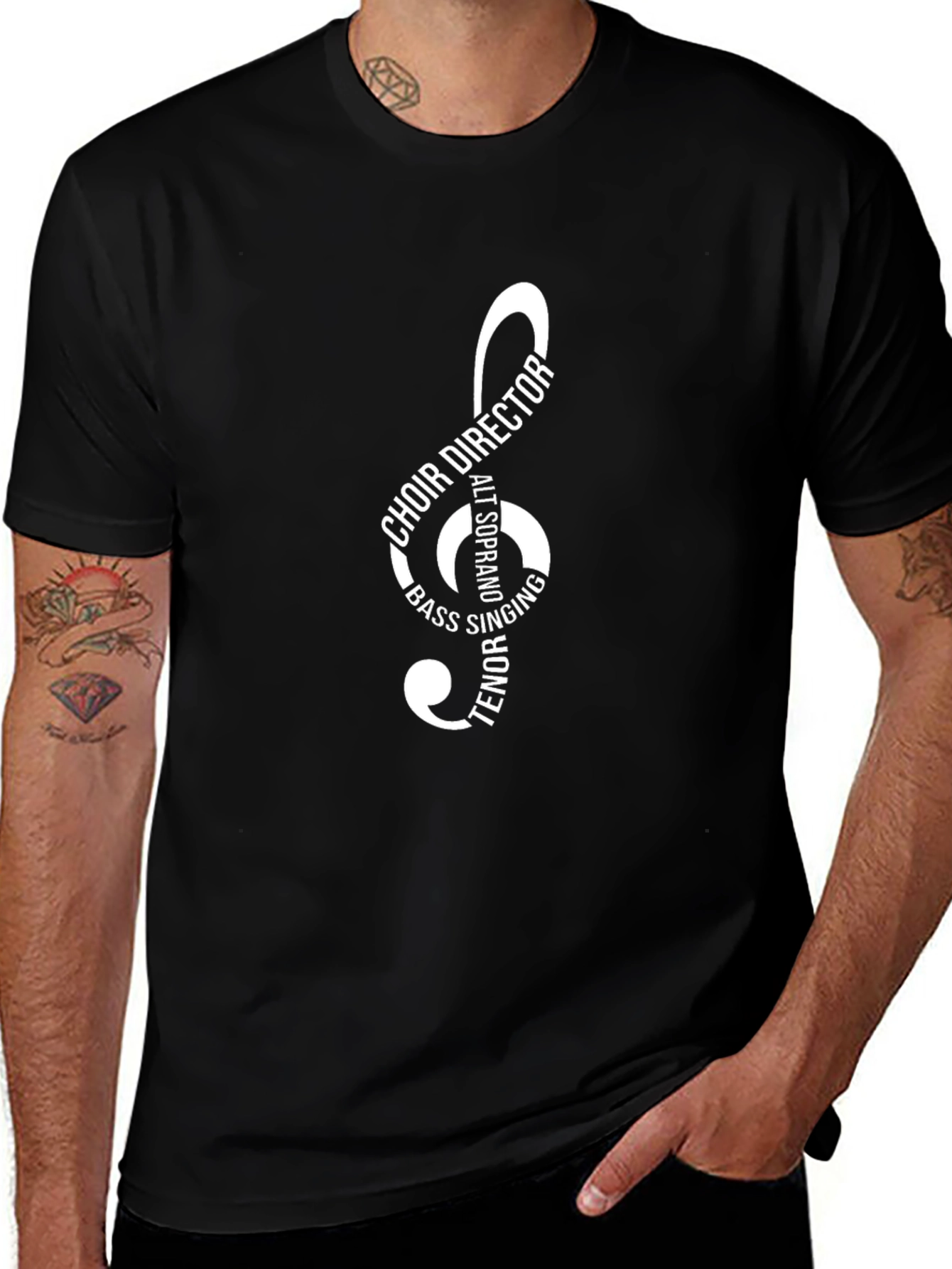 Choir Director Treble Clef T-Shirt