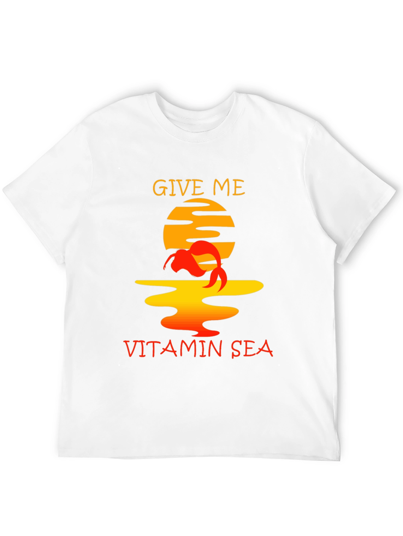 Vitamin Sea Graphic Tee - Unisex Black T-Shirt