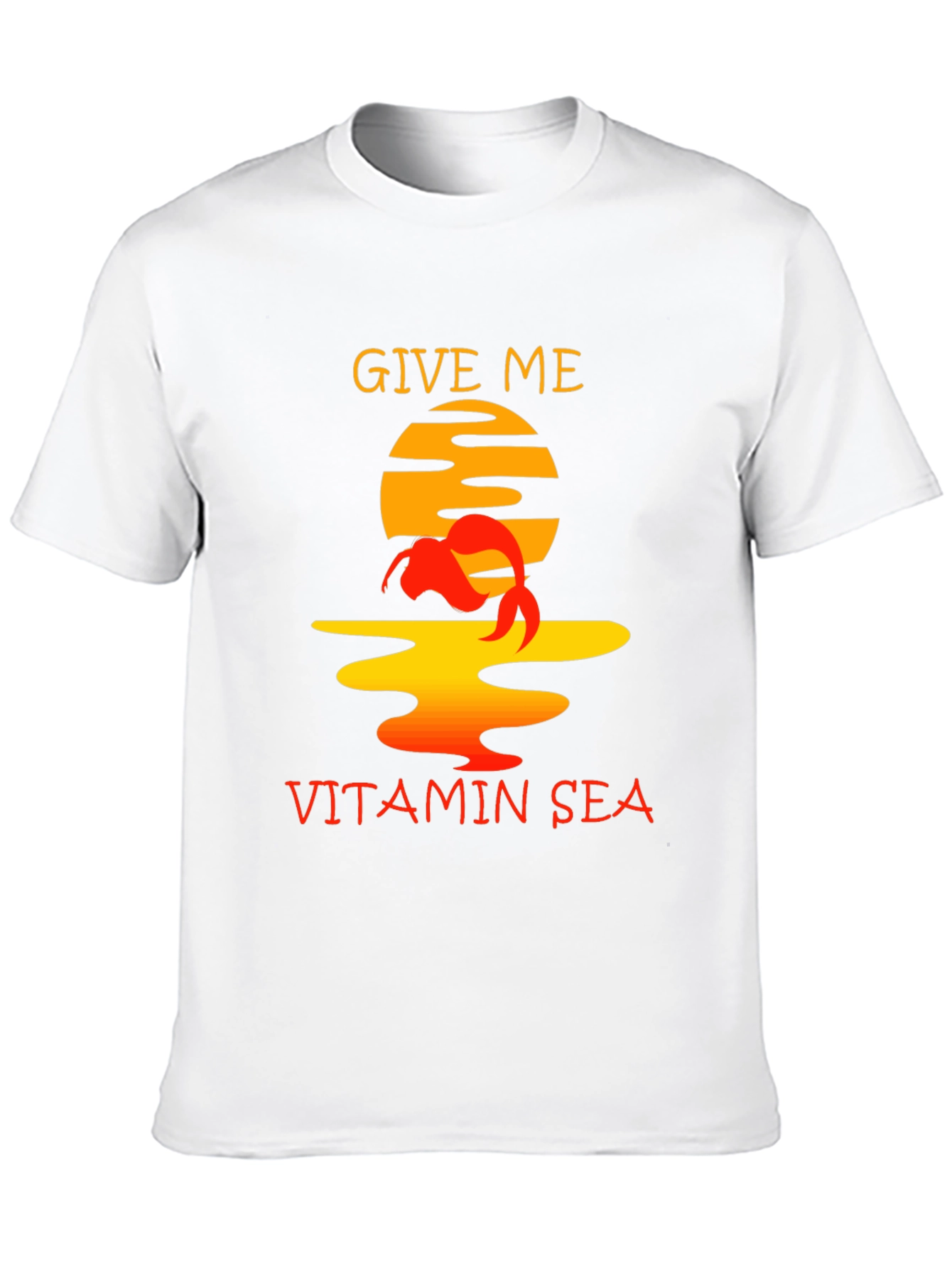 Vitamin Sea Graphic Tee - Unisex Black T-Shirt