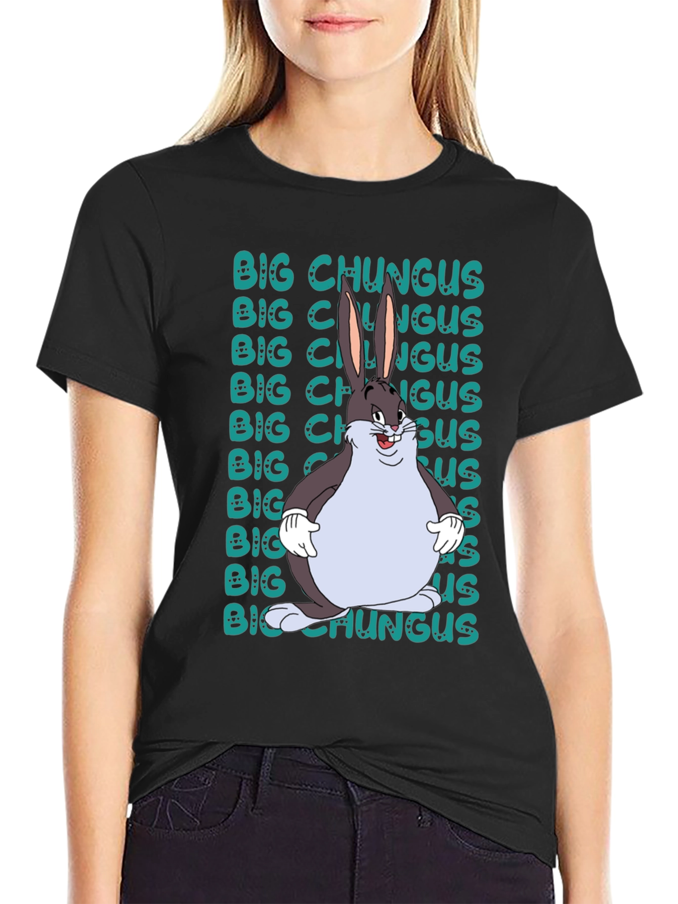 Big Chungus Graphic Print T-Shirt