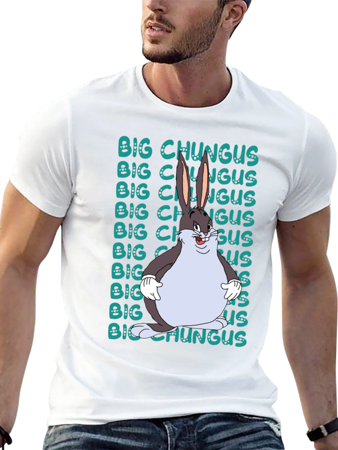 Big Chungus Graphic Print T-Shirt
