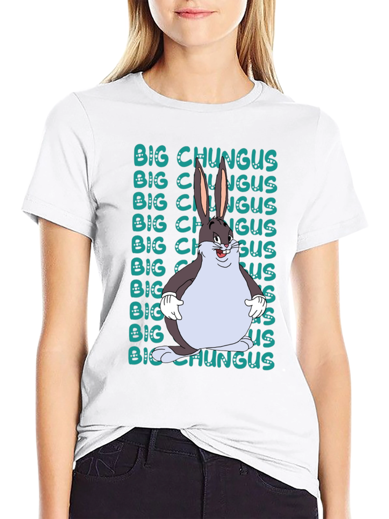 Big Chungus Graphic Print T-Shirt