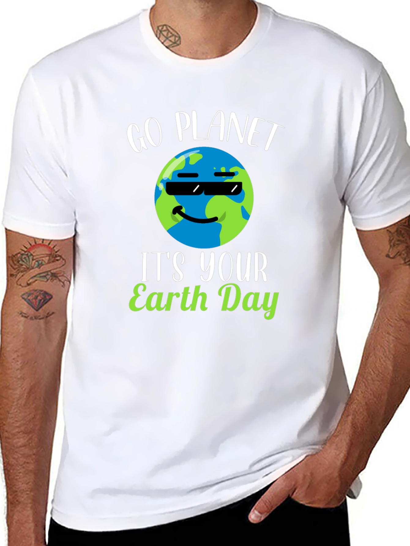 Go Planet Earth Day Graphic Tee