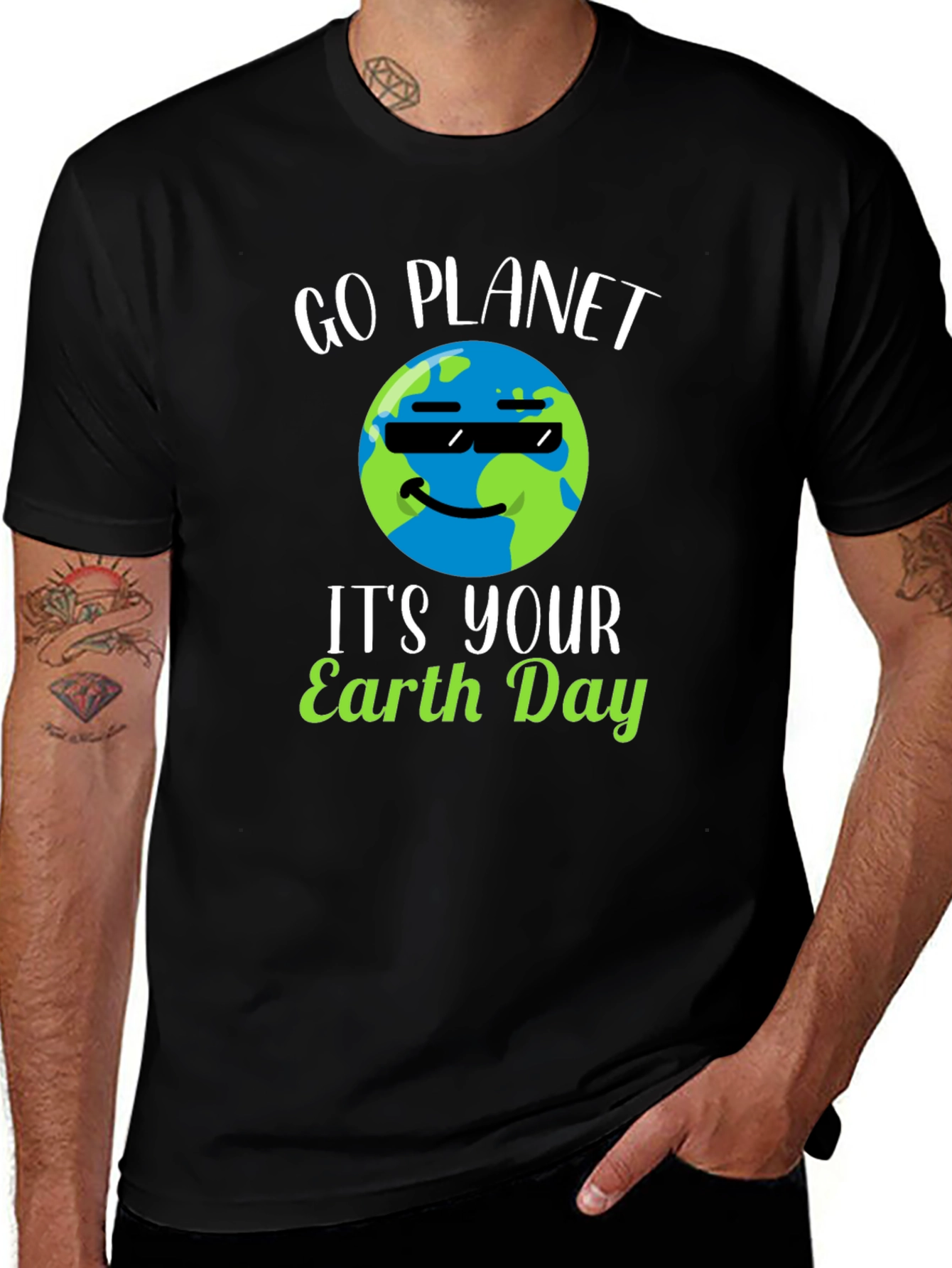 Go Planet Earth Day Graphic Tee