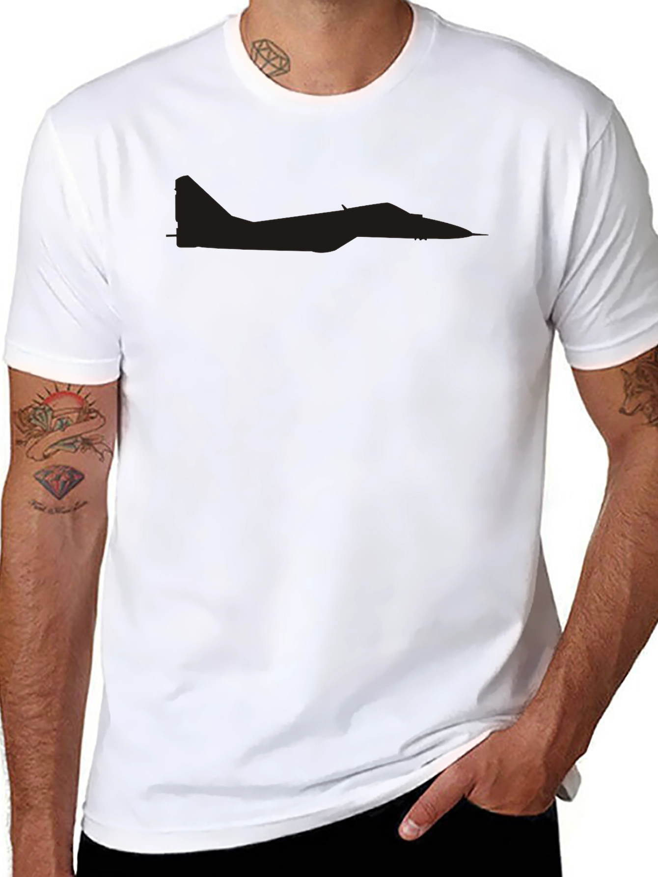 Classic Black Crew Neck T-Shirt