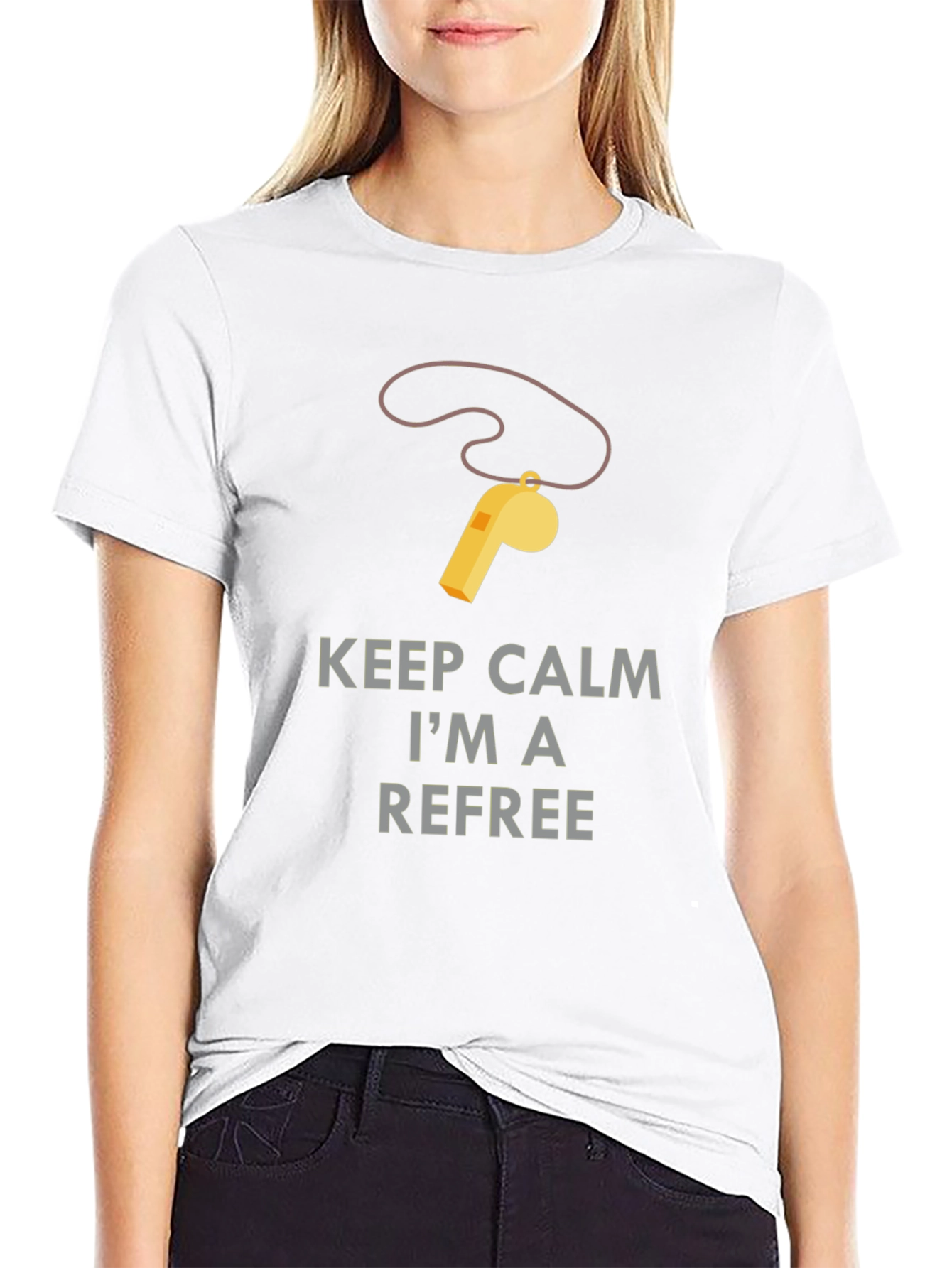 Keep Calm Referee T-Shirt - Funny Referee Apparel