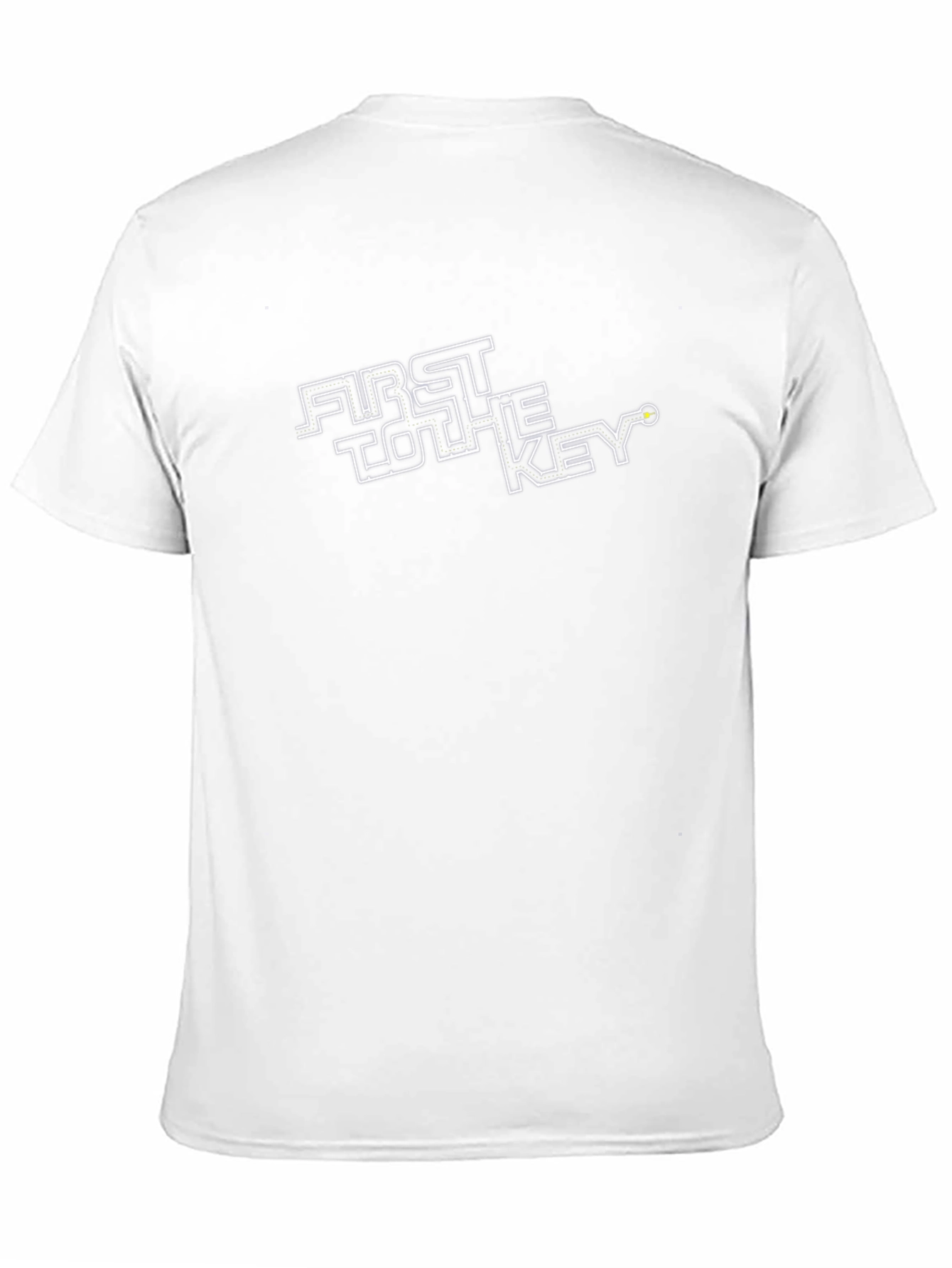 First to the Key Black Graphic Tee