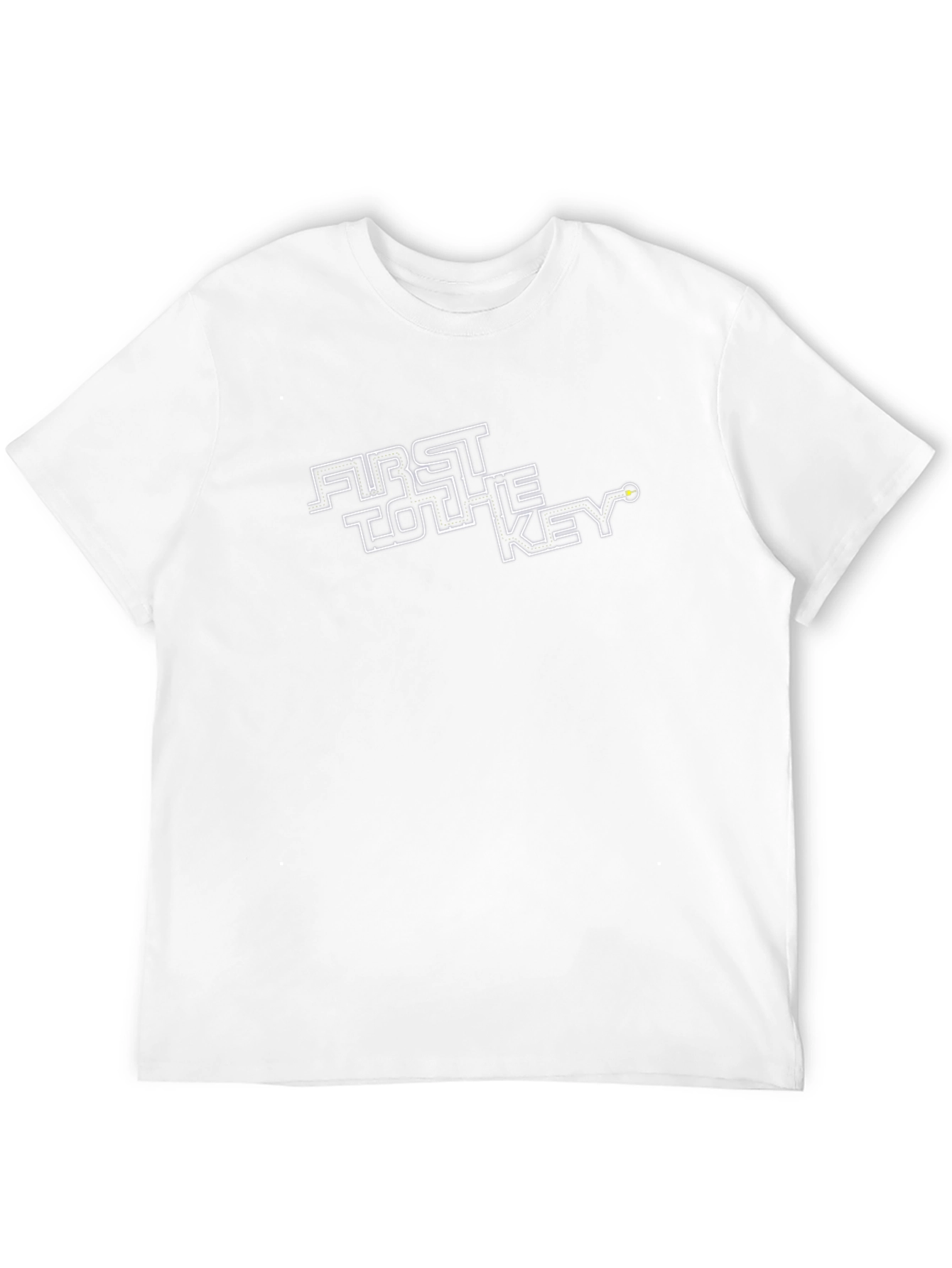 First to the Key Black Graphic Tee