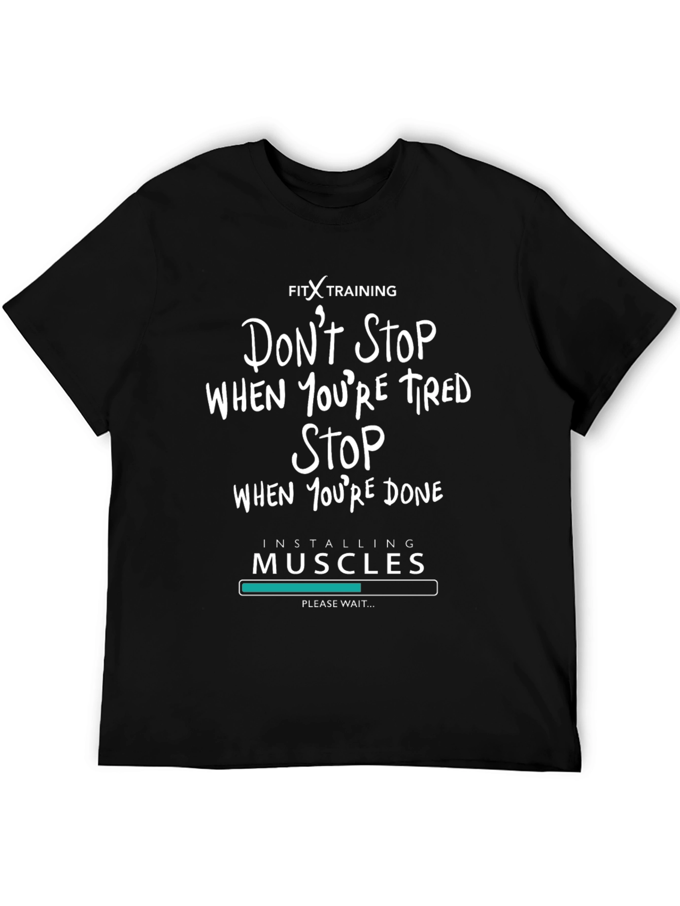 Fitness Training Graphic Tee - Muscle Install