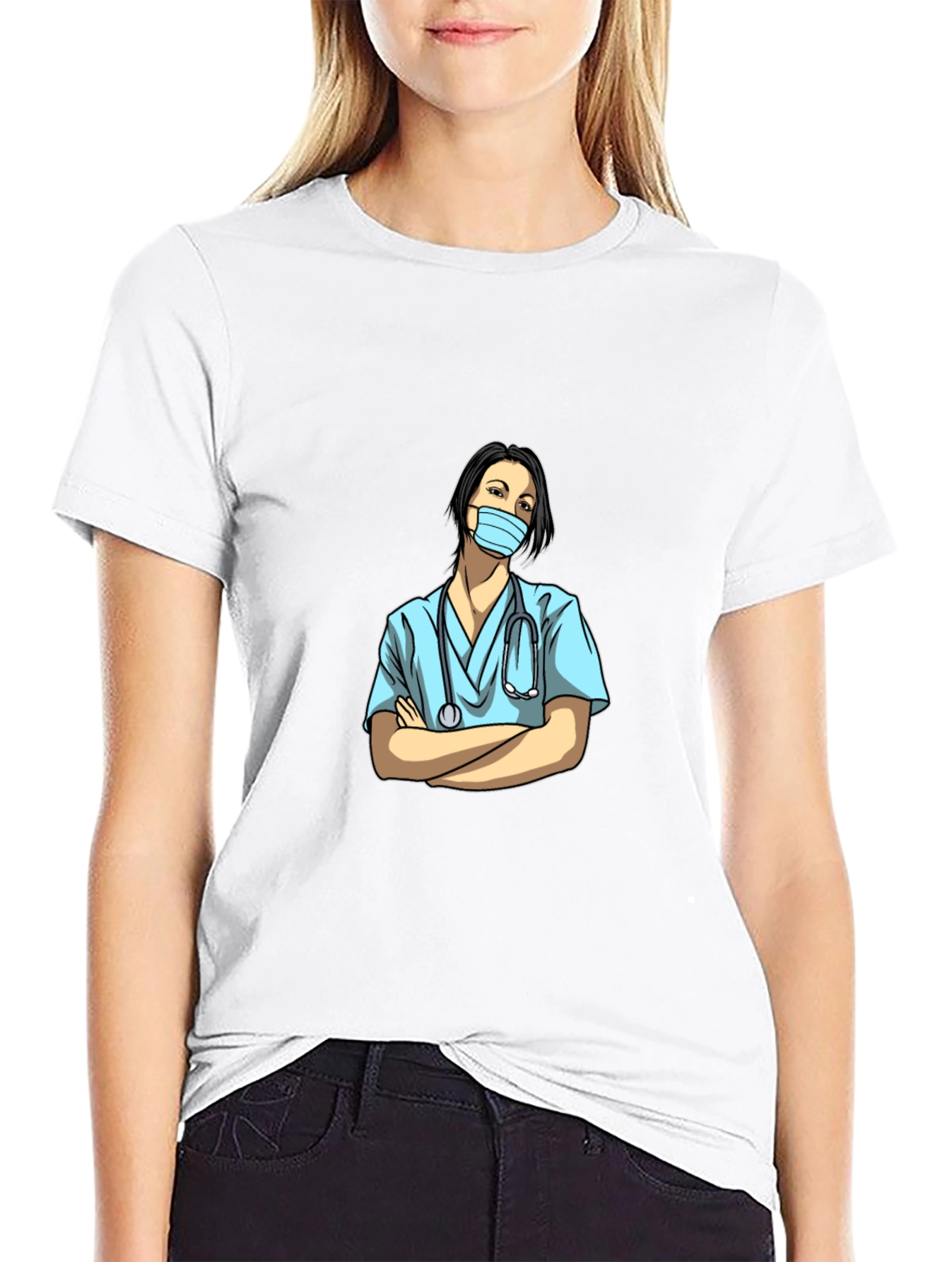Nurse Graphic T-Shirt - Unisex Black Tee
