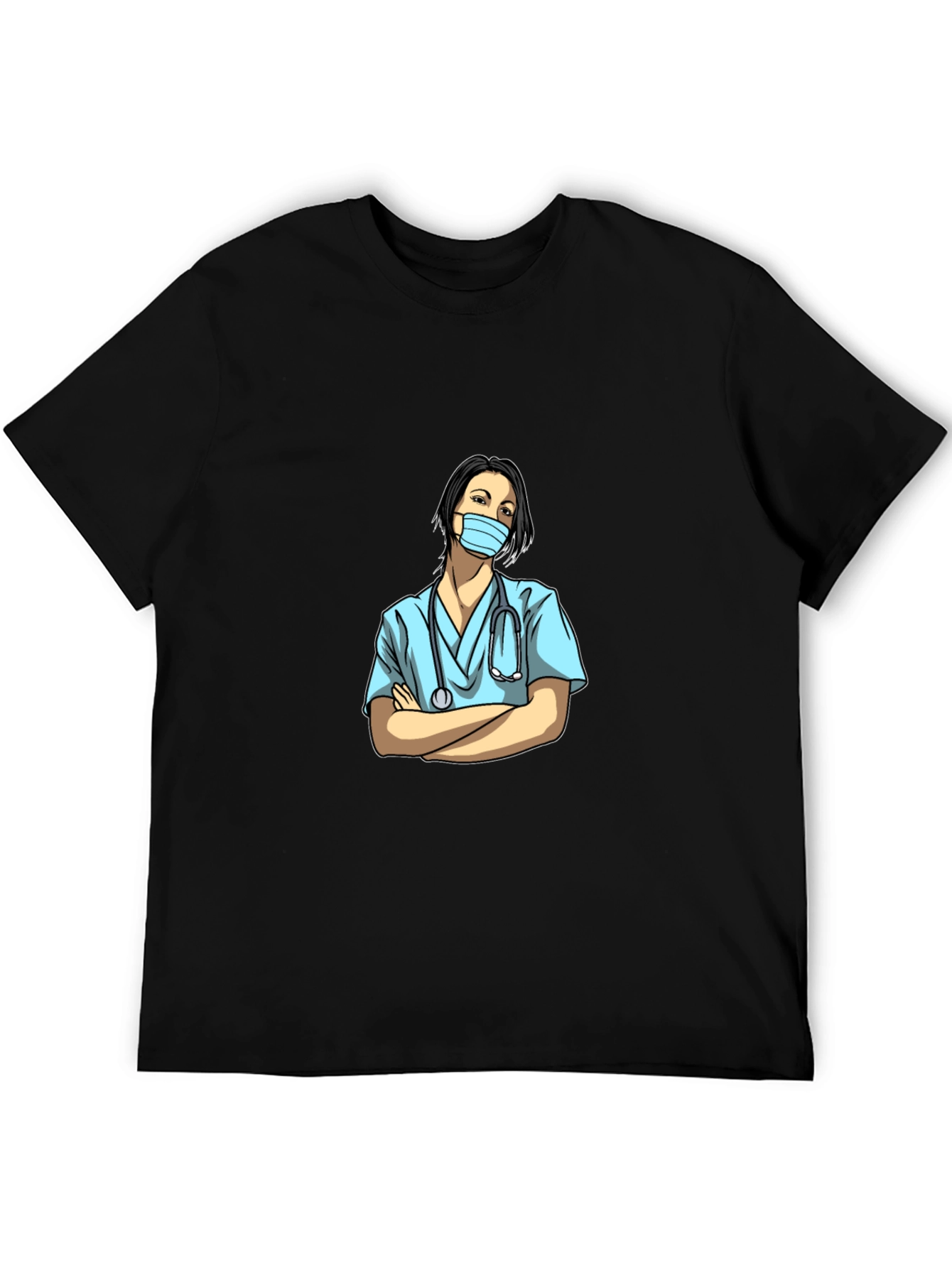 Nurse Graphic T-Shirt - Unisex Black Tee