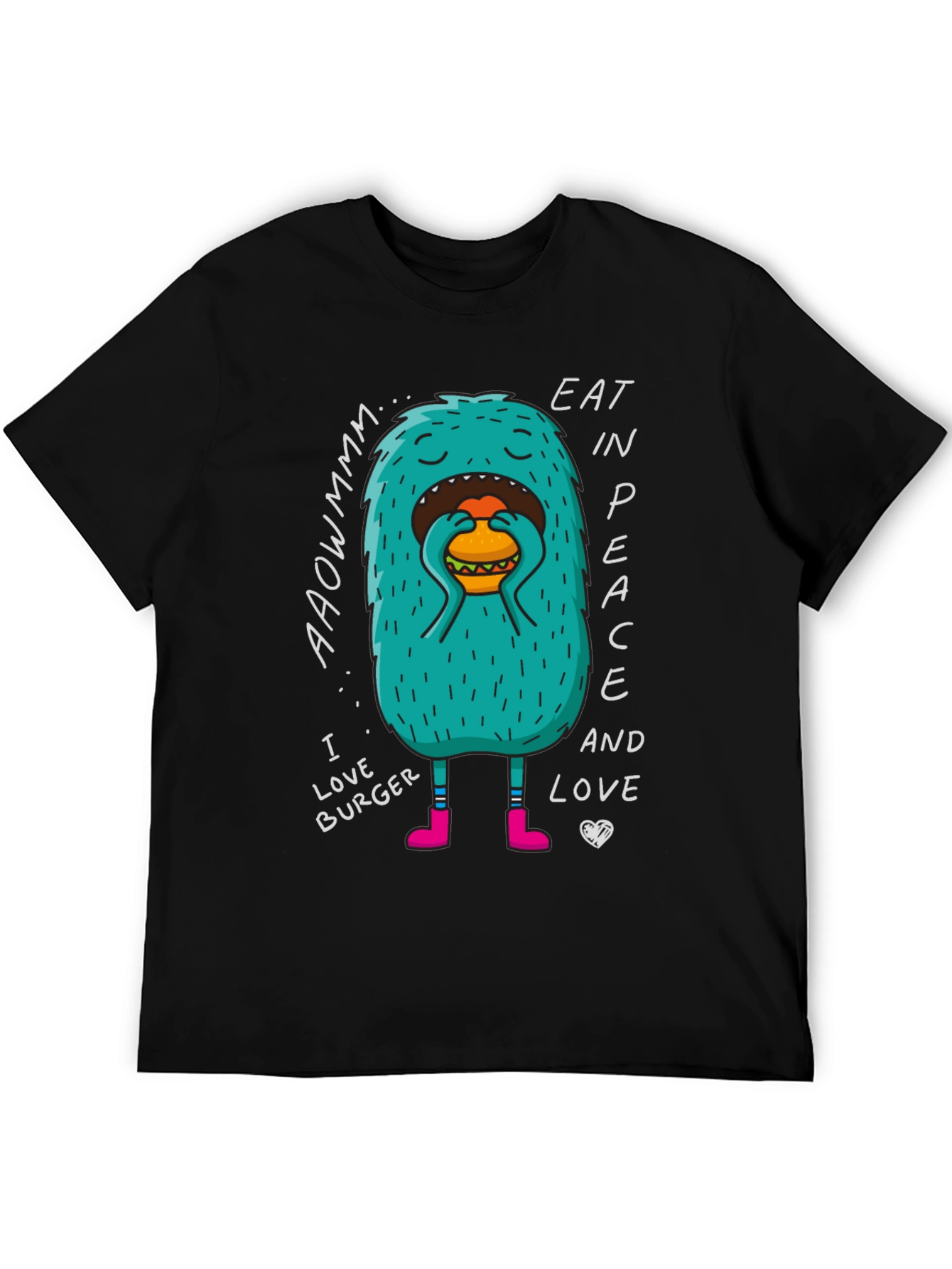 Eat In Peace Burger Lover T-Shirt