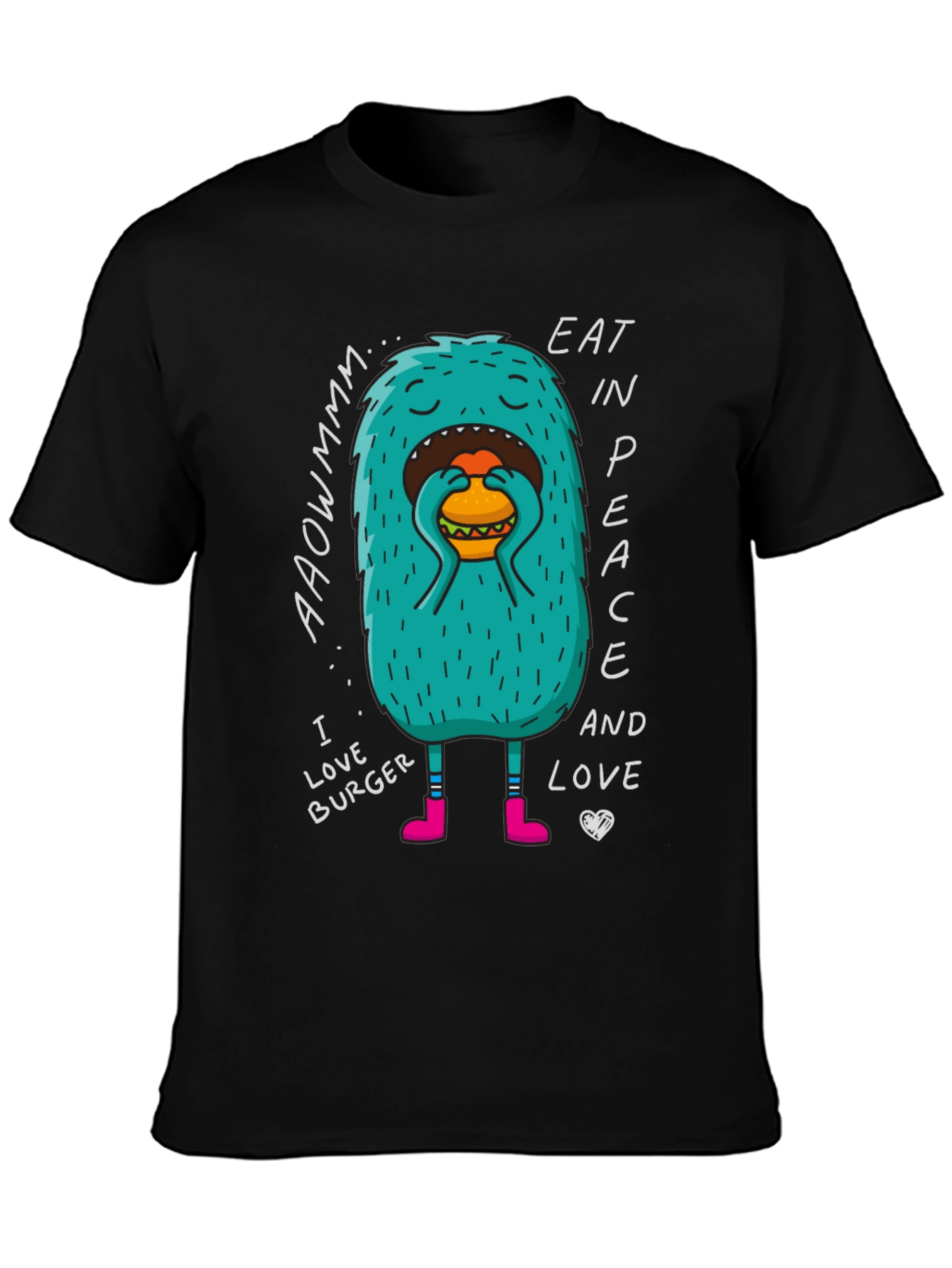 Eat In Peace Burger Lover T-Shirt