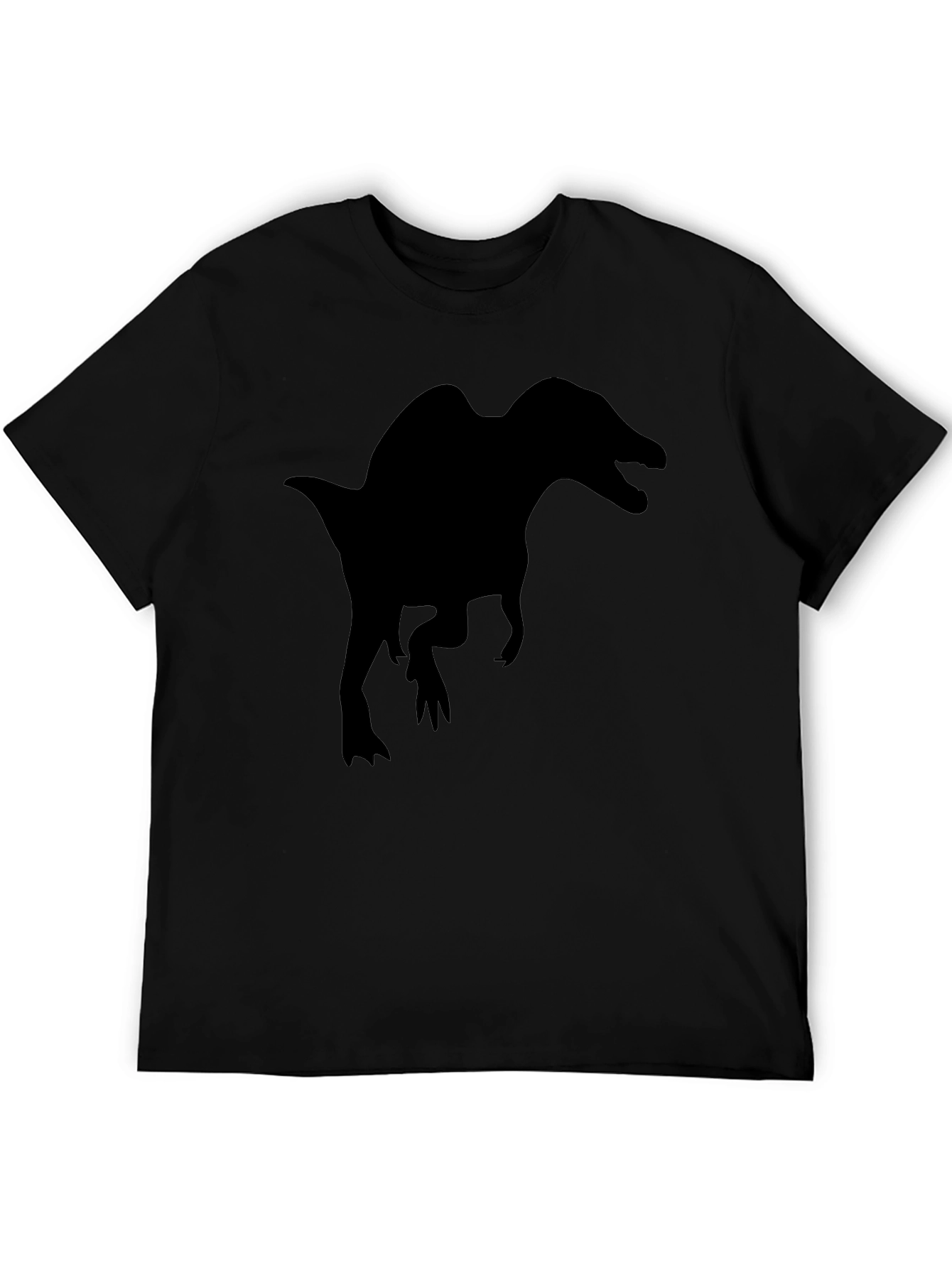 Spinosaurus Dinosaur Black T-Shirt