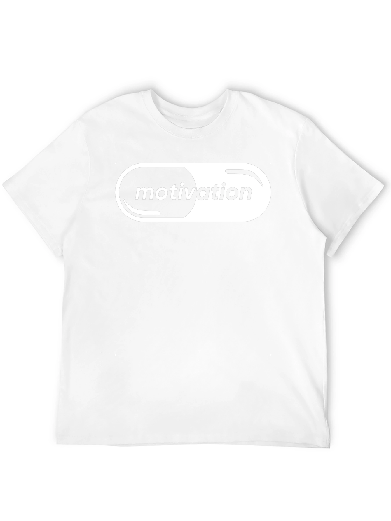 Motivation Pill T-Shirt - Black Graphic Tee