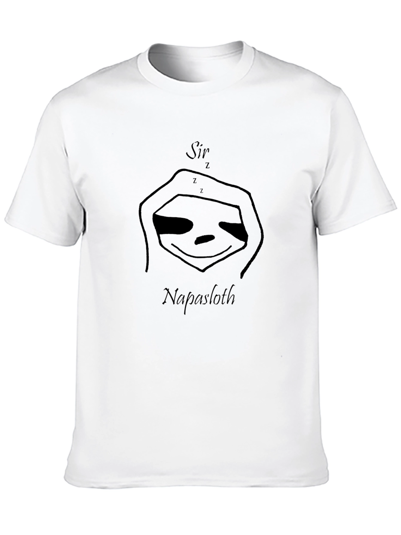 Sir Napasloth Graphic Tee - Black