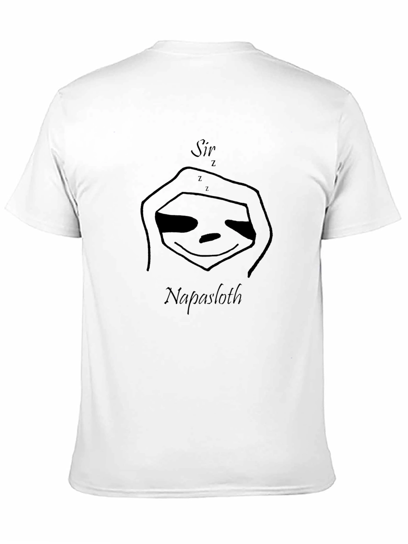 Sir Napasloth Graphic Tee - Black