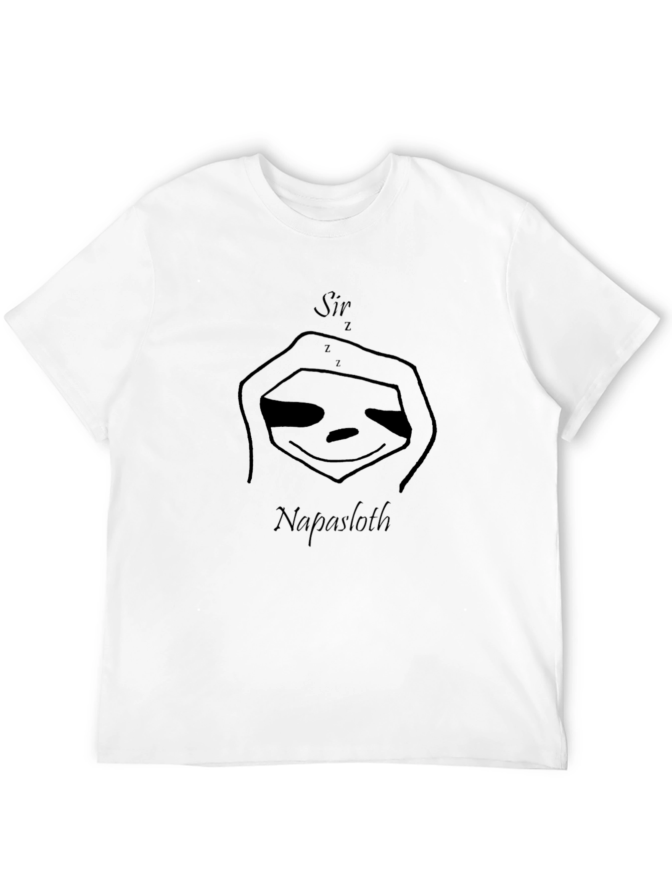 Sir Napasloth Graphic Tee - Black