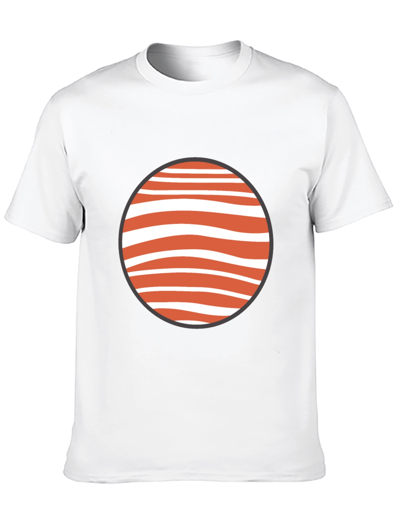 Unique Graphic Tee - Black Cotton Blend